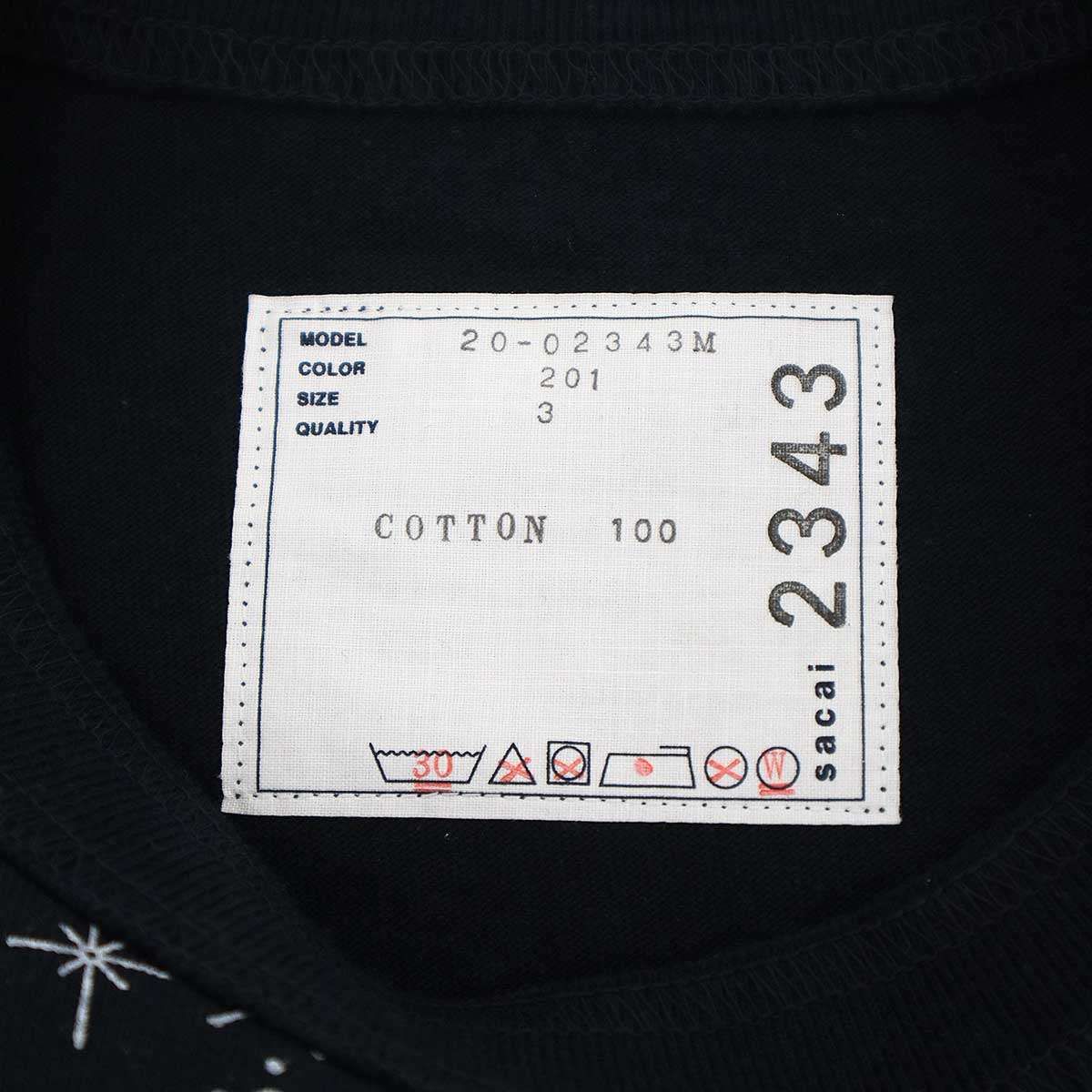 sacai サカイ 20AW Dr.Woo Bandana Print T-Shirt ペイズリーパターンT 