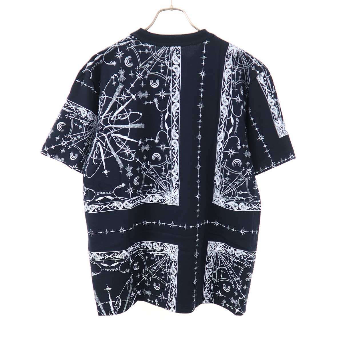 sacai サカイ 20AW Dr.Woo Bandana Print T-Shirt ペイズリーパターンT