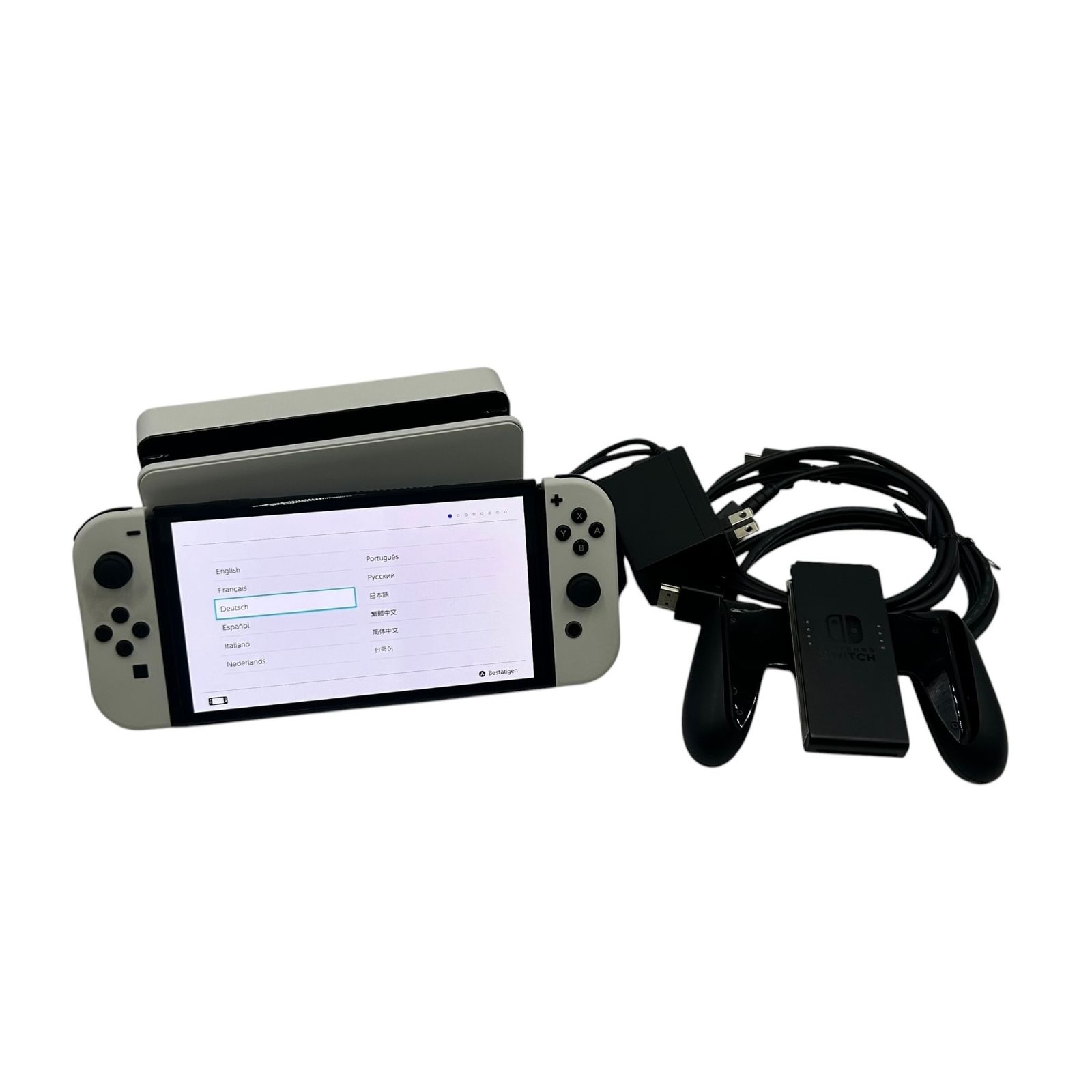 □Nintendo Switch 有機ELモデル HEG-001 ホワイト 本体セット Joy-Con