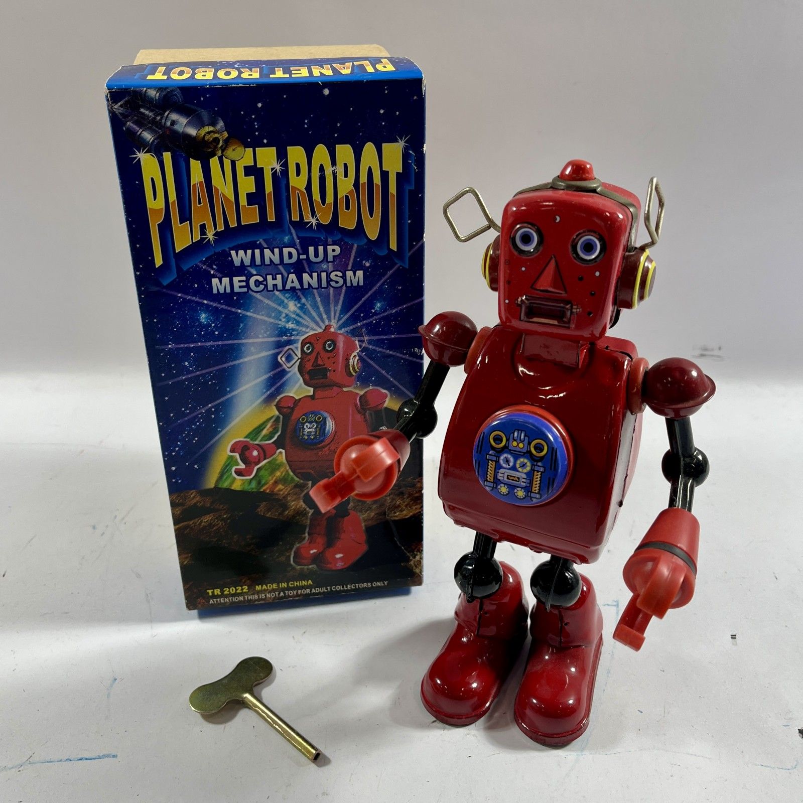 ☆ PLANET ROBOT プラネット ロボット ゼンマイ式 ブリキ製 Schylling