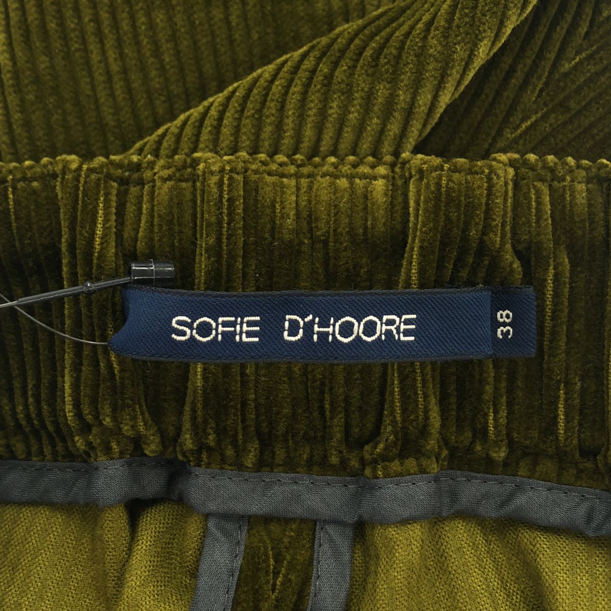 SOFIE D'HOORE ソフィードール コーデュロイイージーパンツ オリーブ