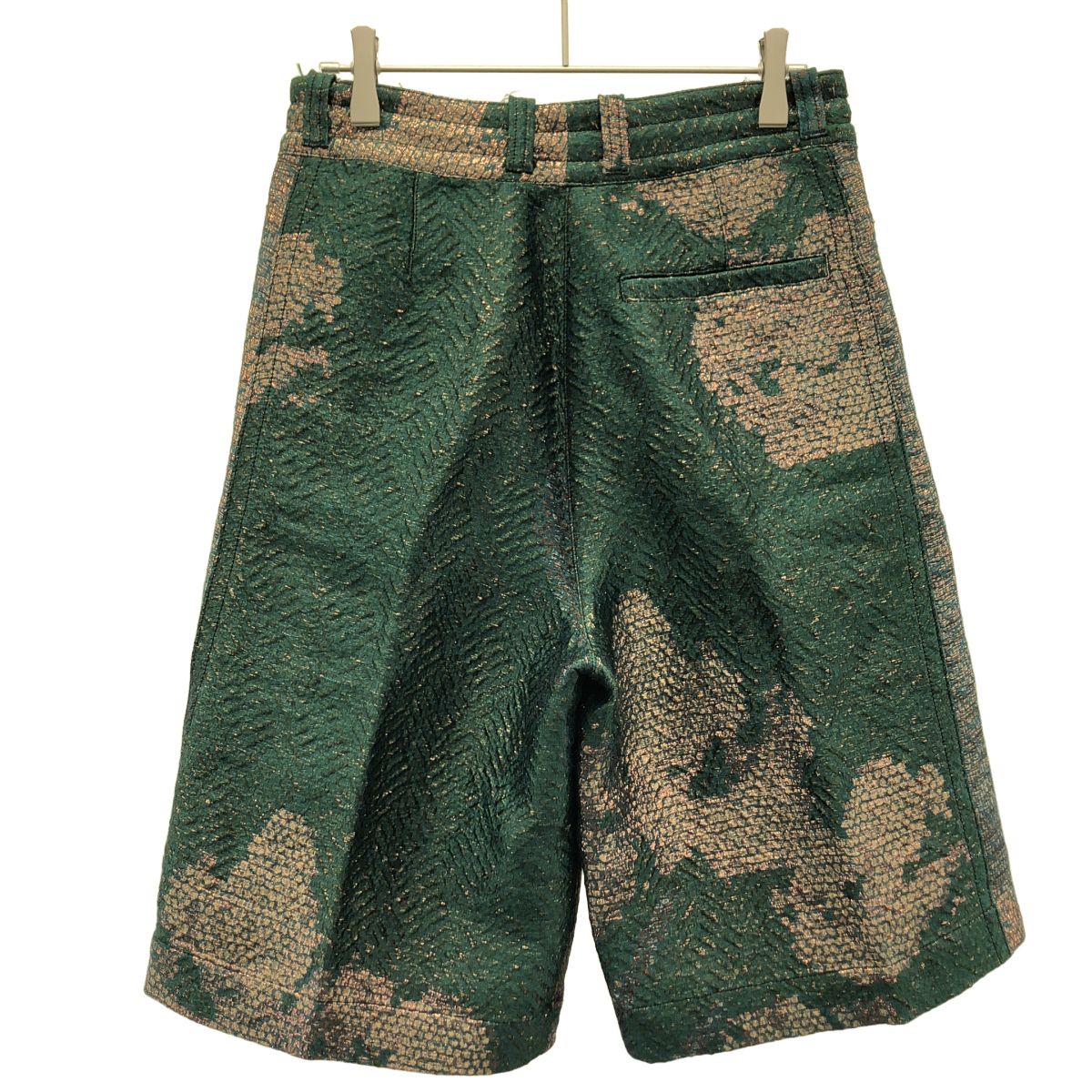 DRIES VAN NOTEN ドリスヴァンノッテン ラメジャガードワイドショート 