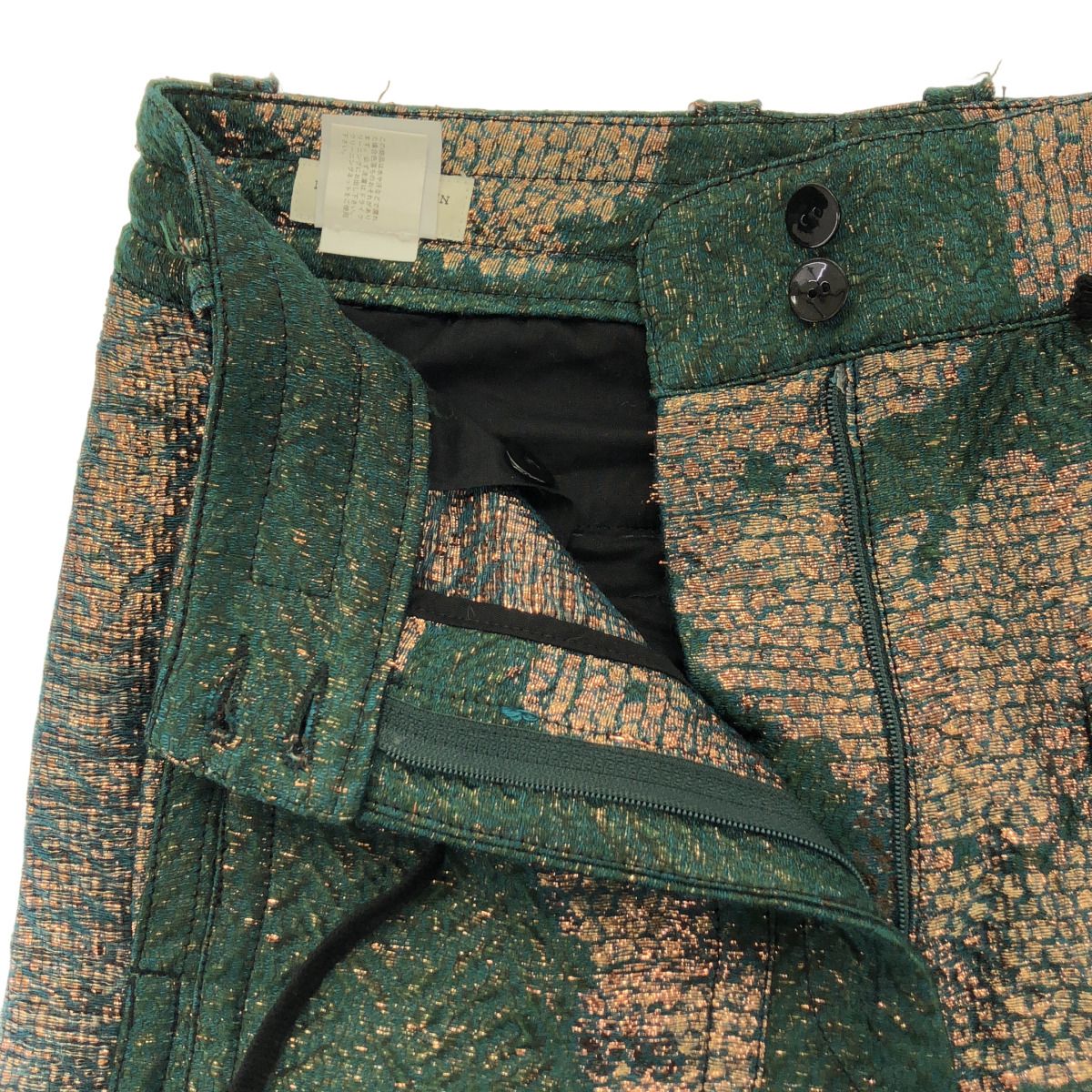 DRIES VAN NOTEN ドリスヴァンノッテン ラメジャガードワイドショート 