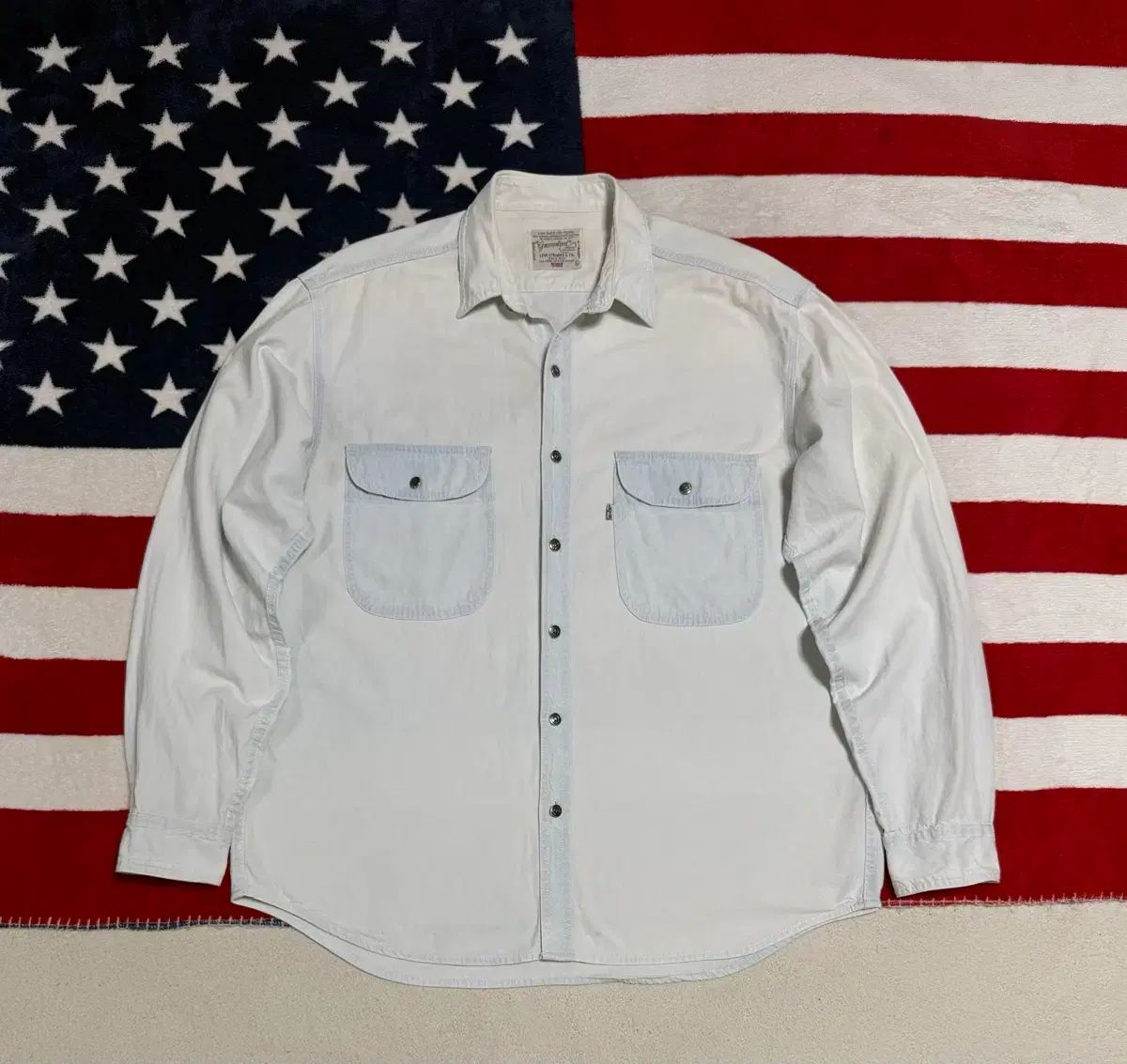 リーバイス ウォッシュド ワークシャツ Levi's Work Shirt ウォッシュド シャツ XL