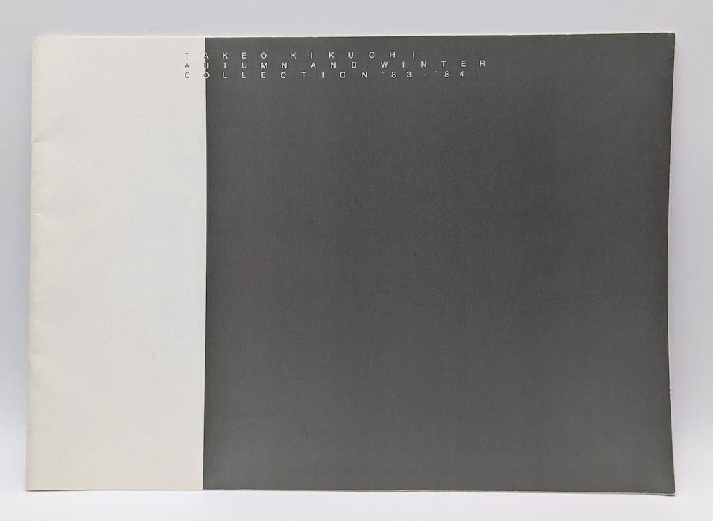菊池武夫/植田正治 TAKEO KIKUCHI COLLECTION AUTUMN AND WINTER '83