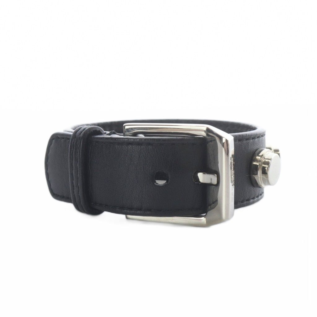 saint laurent_スタッズ　レザーブレスレット サンローラン パリ SAINT LAURENT PARIS スタッズ レザーブレスレット