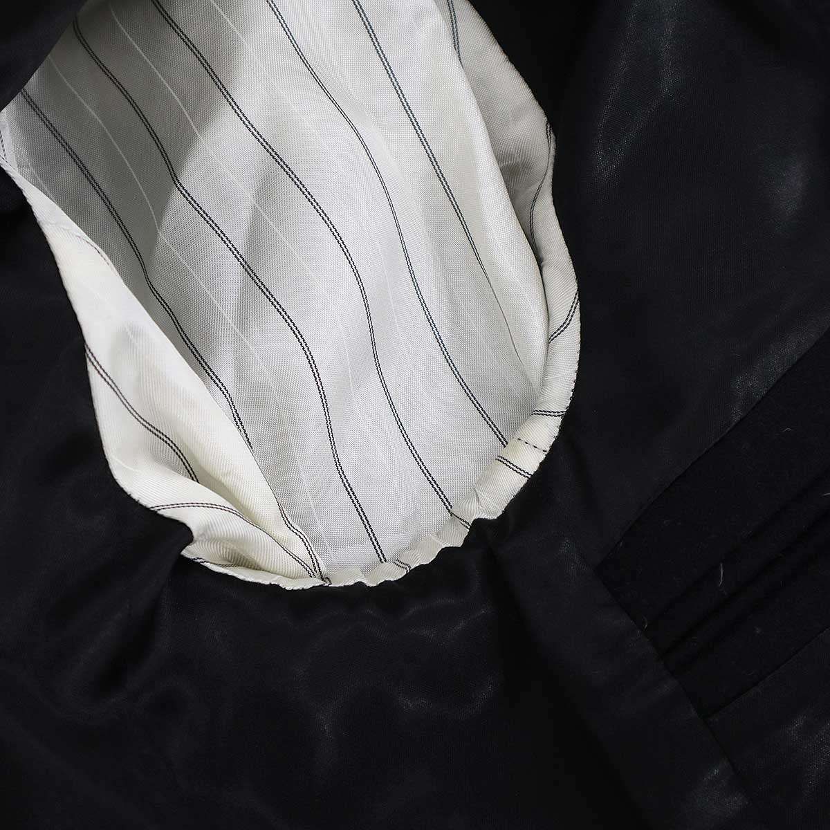 RAF SIMONS ラフシモンズ 1999AW メルトンウールジップチェスターコート ブラック 50