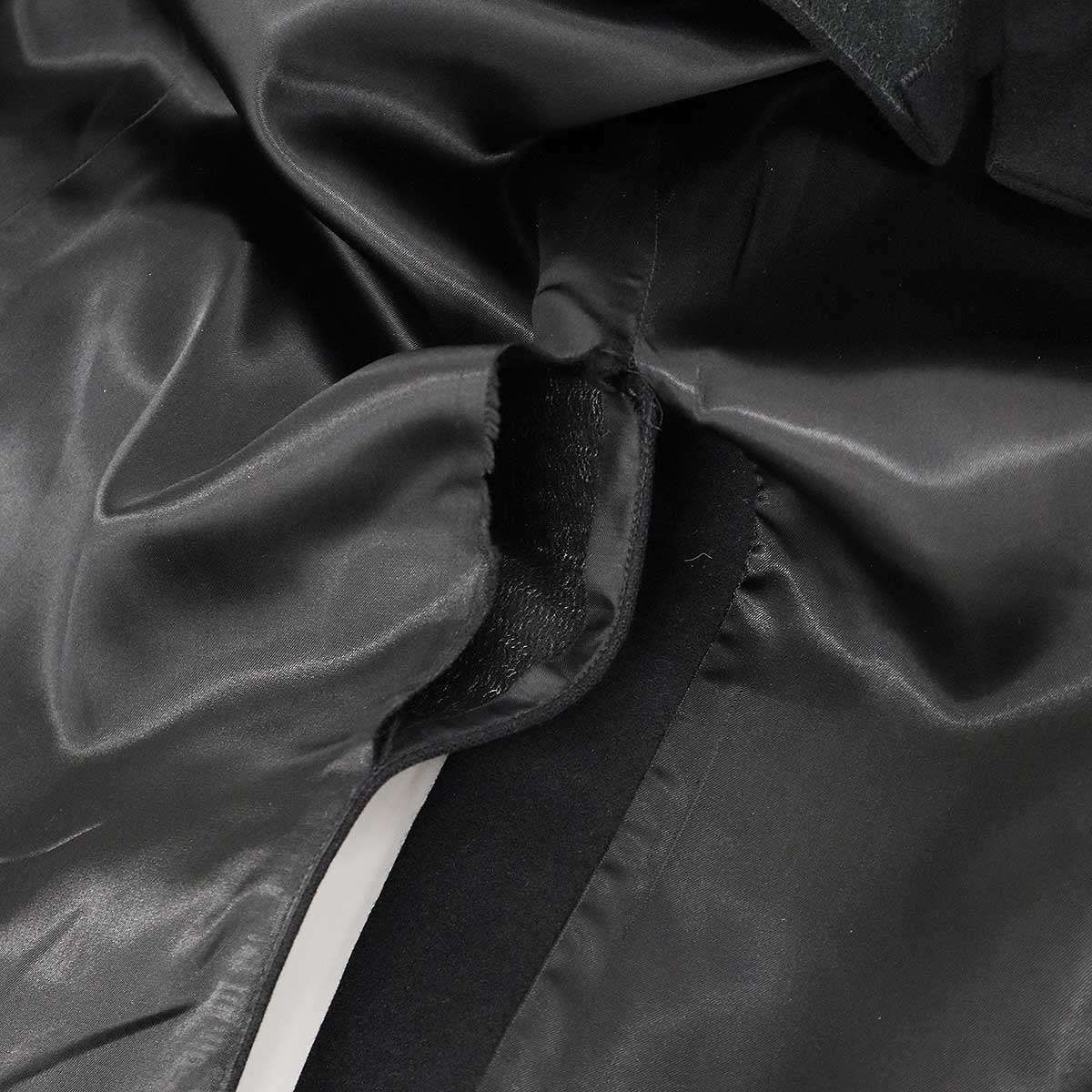 RAF SIMONS ラフシモンズ 1999AW メルトンウールジップチェスターコート ブラック 50