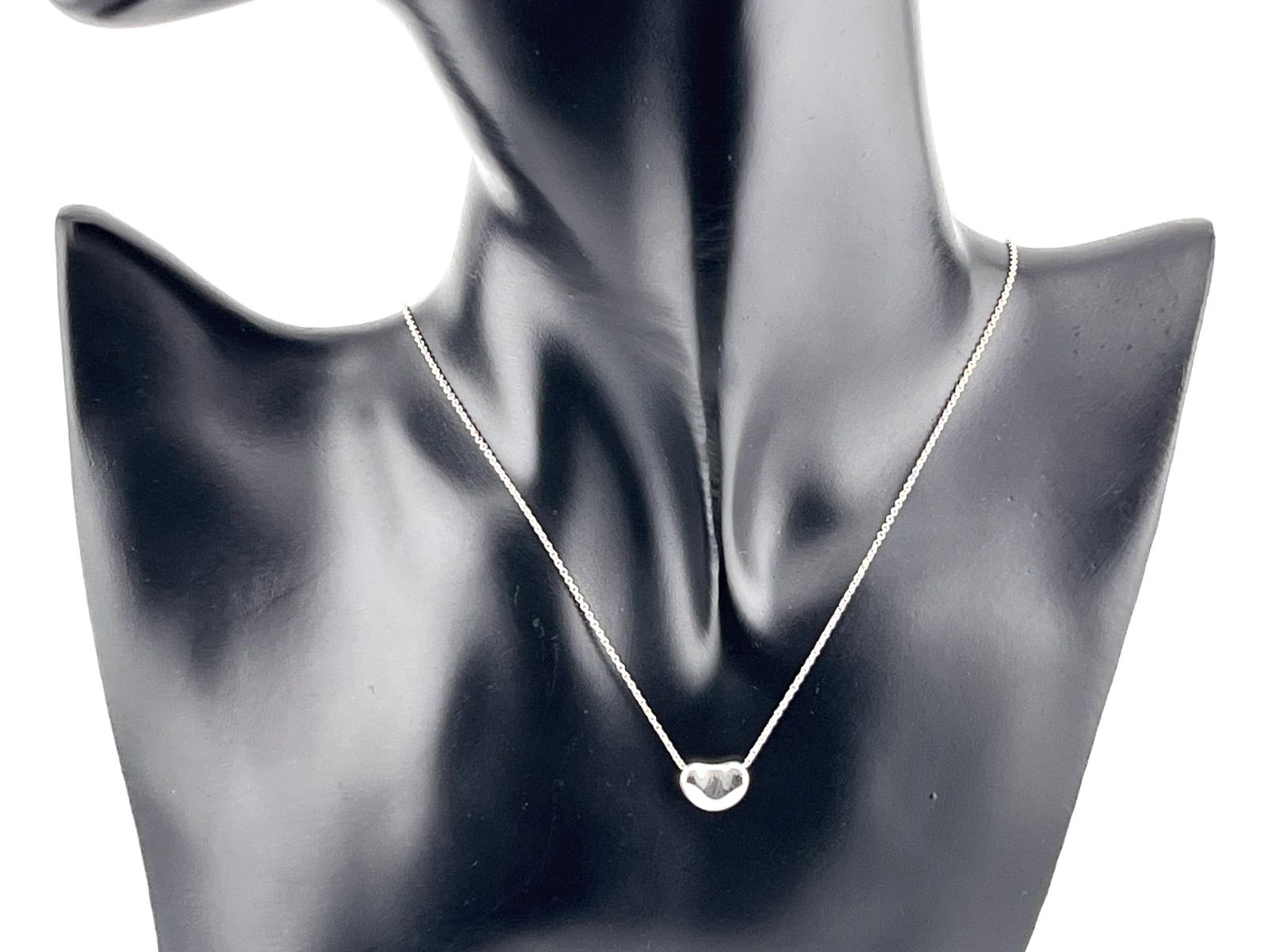 a263 美品 Tiffany&Co. ティファニー ビーン ネックレス シルバー 925