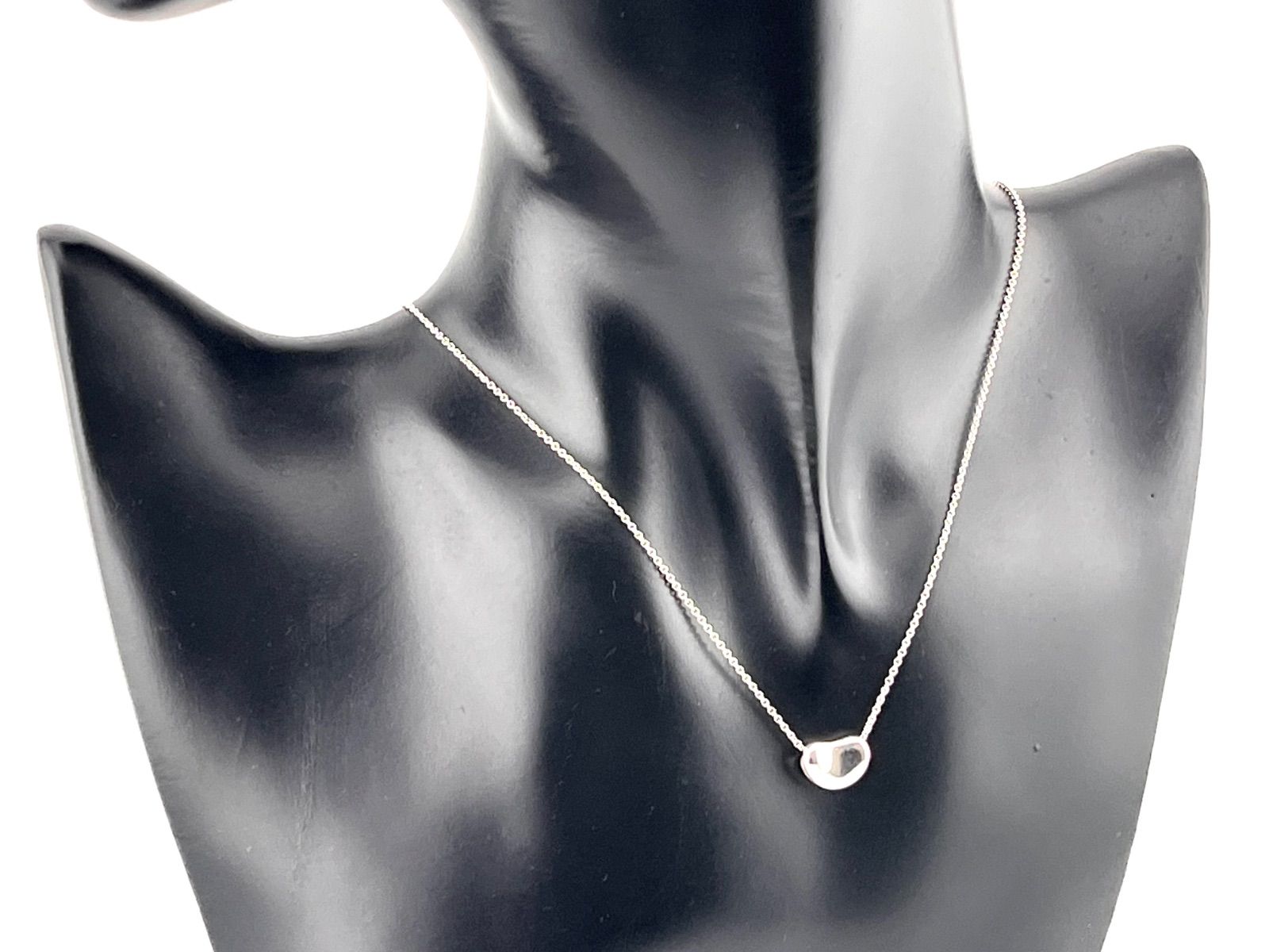 a263 美品 Tiffany&Co. ティファニー ビーン ネックレス シルバー 925