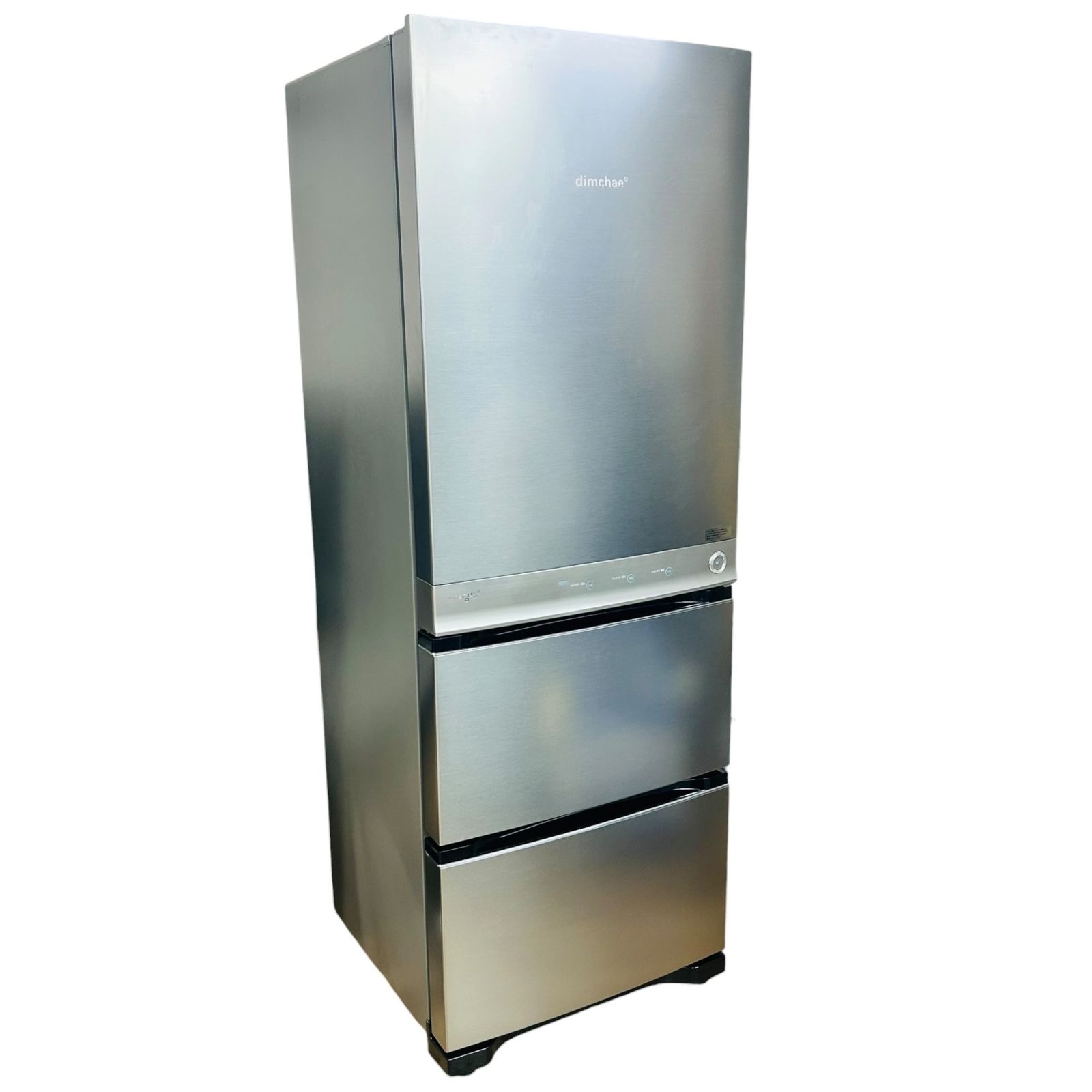 美品 ディムチェ キムチ冷蔵庫 330L 2022年製 動作確認済 dimchae DT33CFMUH ステンレス調 3ドア 本体