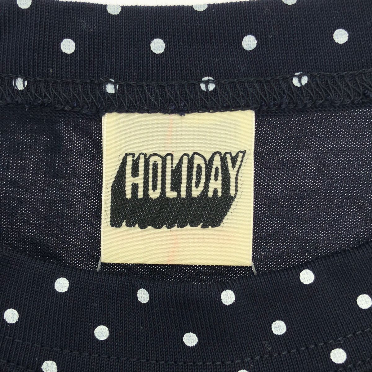 HOLIDAY ホリデイ DOT PUFF SLEEVE TOPS ドットパフスリーブトップス 