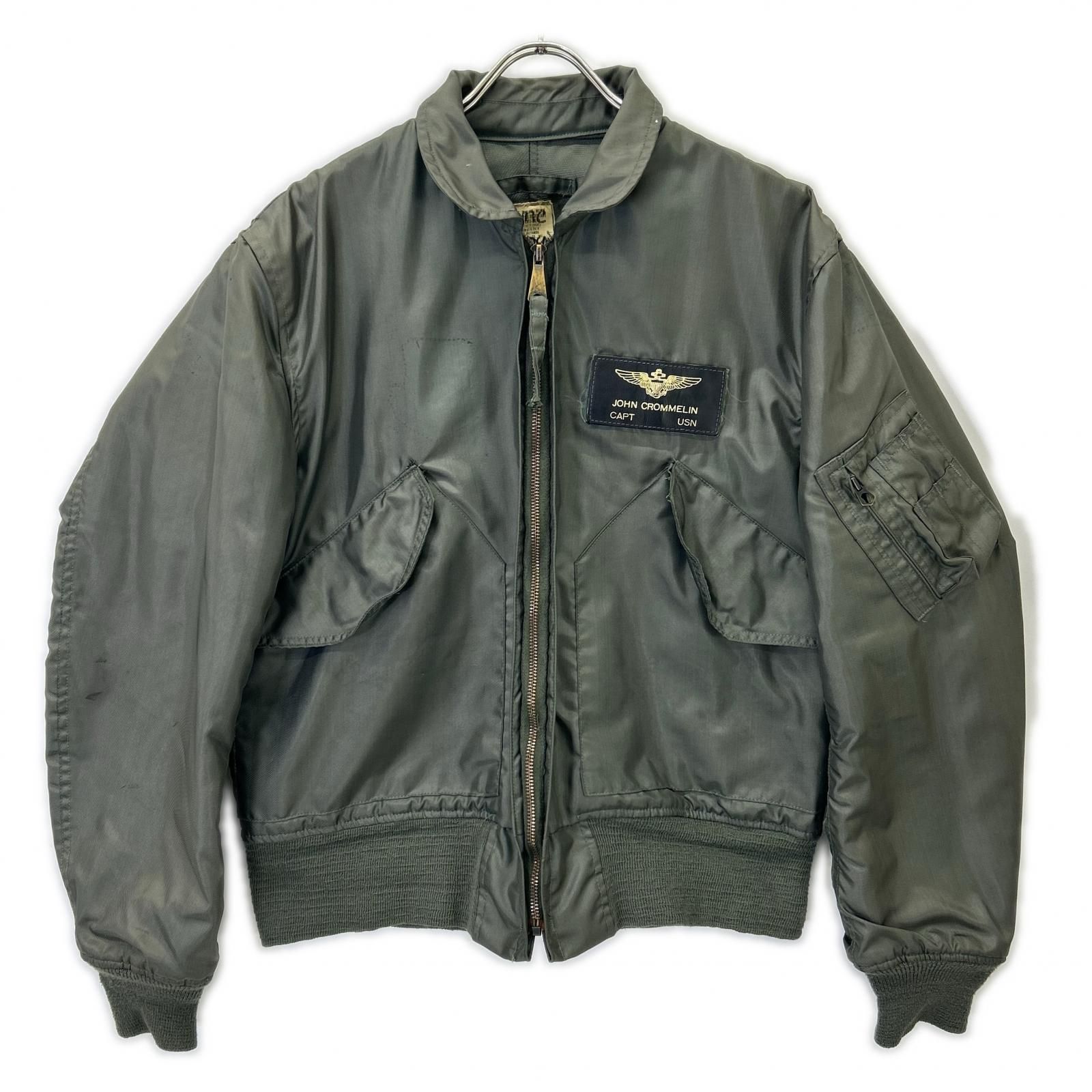 MILITARY ミリタリー カーキ 80年製 初期型 パッチ付き CWU-36P