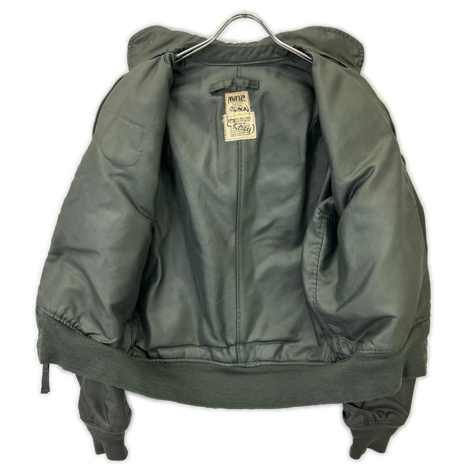 MILITARY ミリタリー カーキ 80年製 初期型 パッチ付き CWU-36P