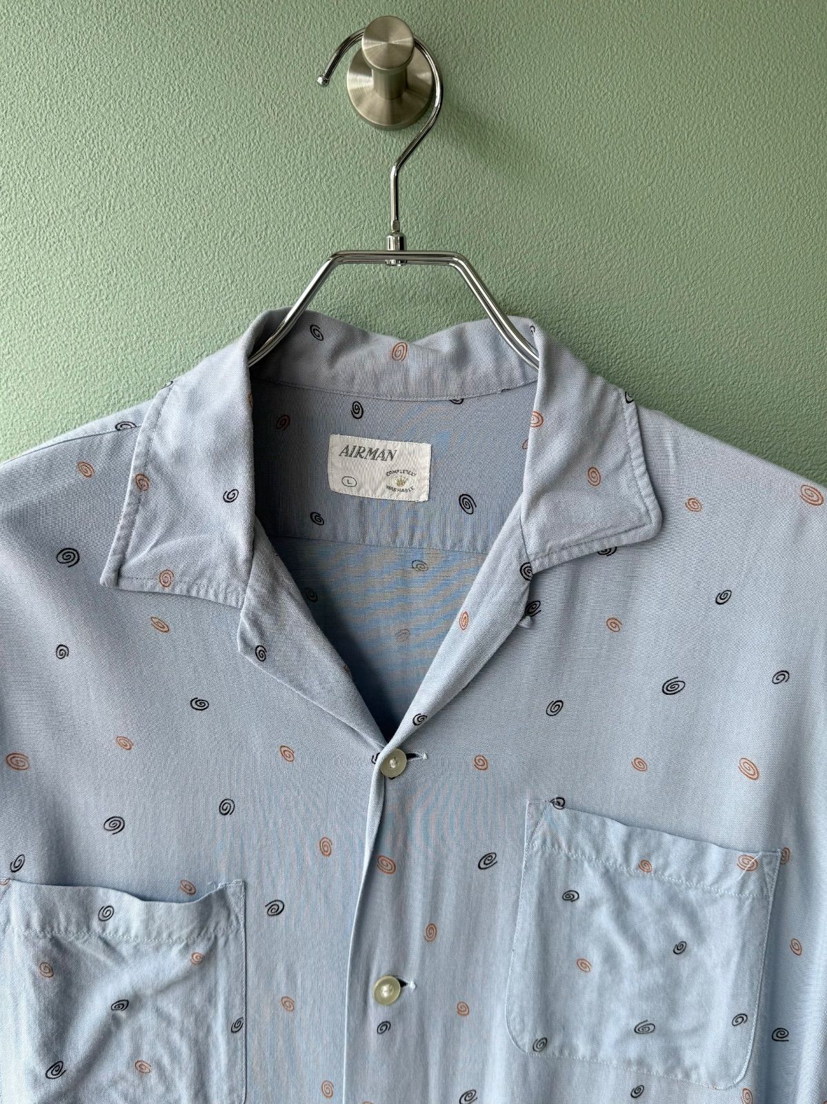 AIRMAN 50-60s Rayon Swirl Shirt