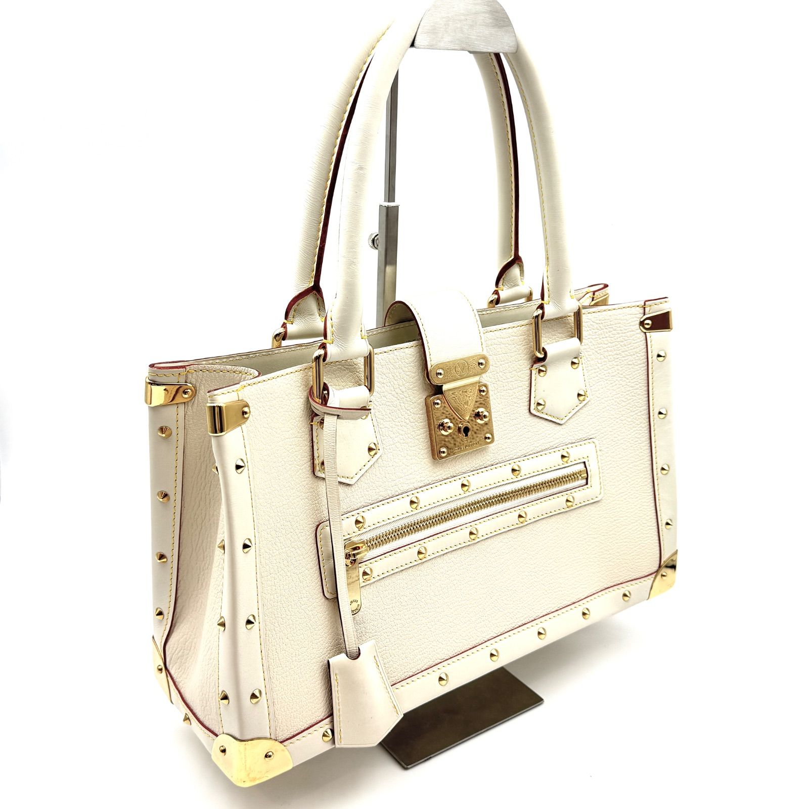 ルイヴィトン LOUIS VUITTON M91815 スハリ ファビュロー ブロン レザー ハンドバッグ
