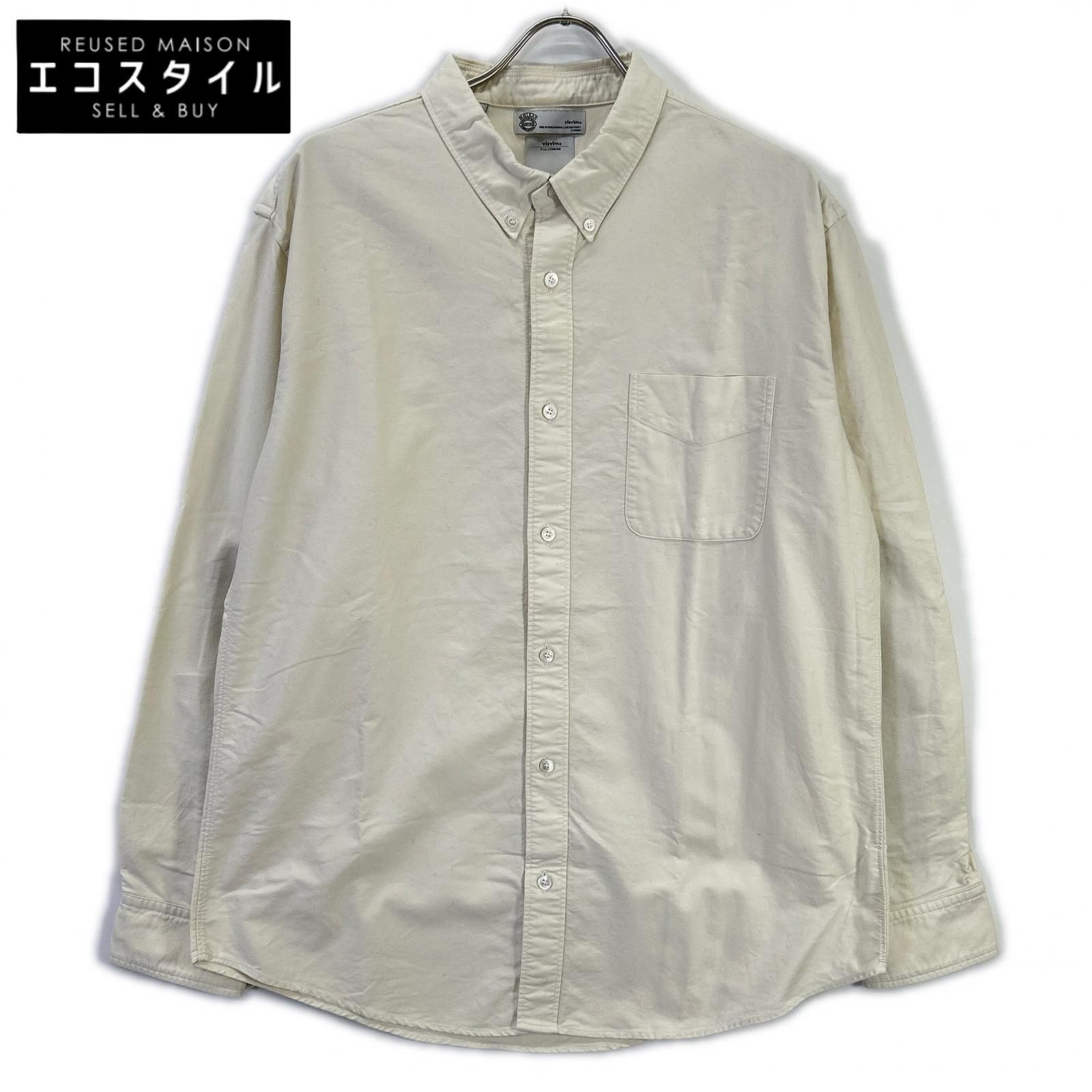 VISVIM　ビズビム　アイボリー 0113205011003 ALBACORE L/S SHIRT　4