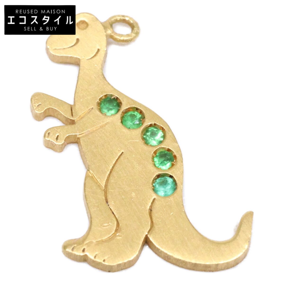 Marie-Helene de Taillac　マリーエレーヌドゥタイヤック　【美品】20KYG 0.02ct ツァボライト ダイナソー