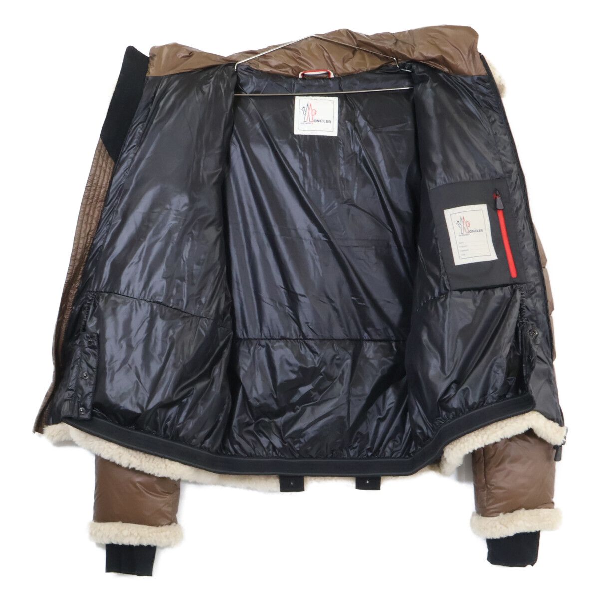 MONCLER　モンクレール　GRENOBLE グルノーブル BARRHORN ムートンフーディ ダウンジャケット　3