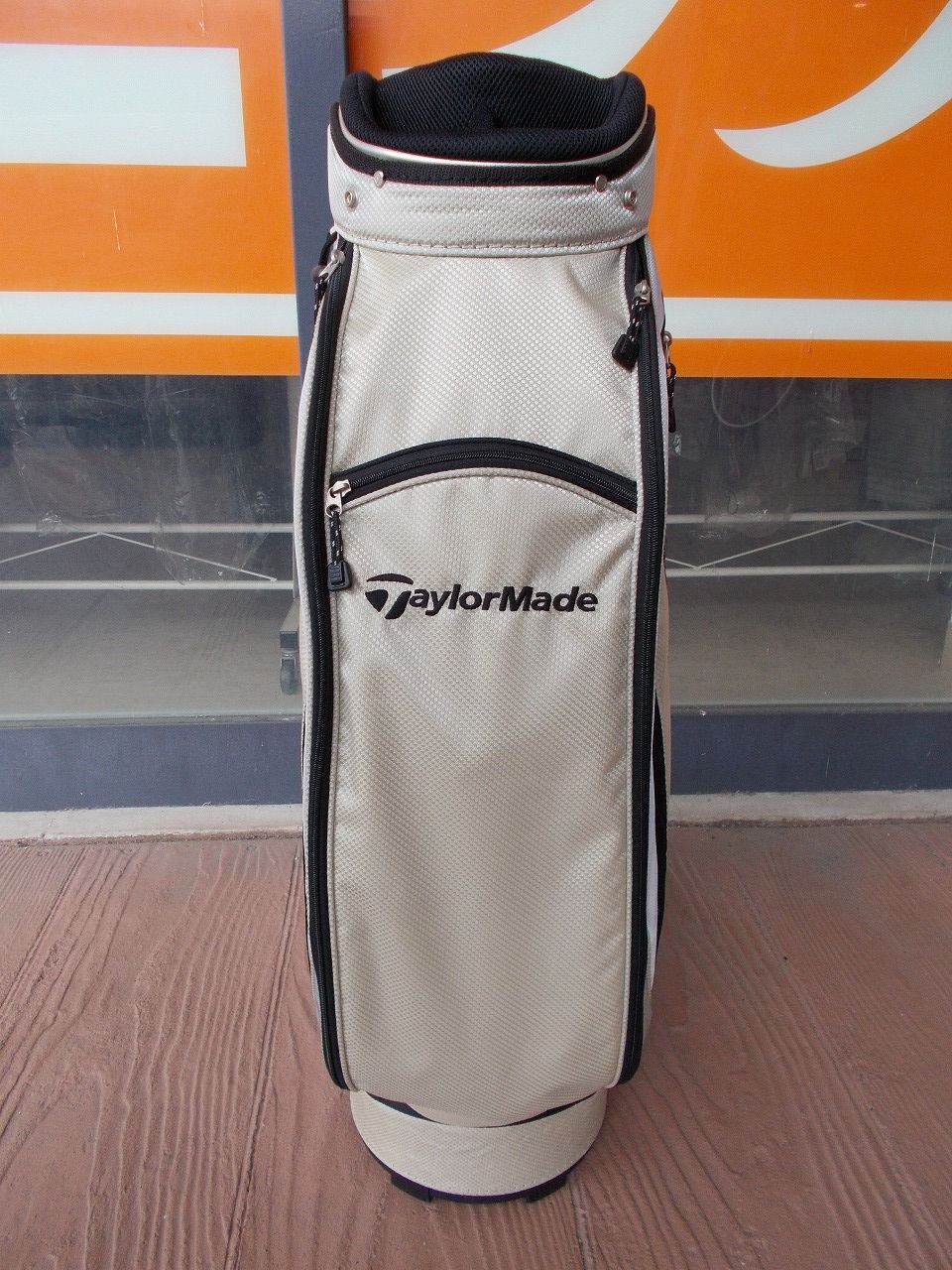 TaylorMade キャディバッグ ベージュ 6分割 テーラーメイド ゴルフ