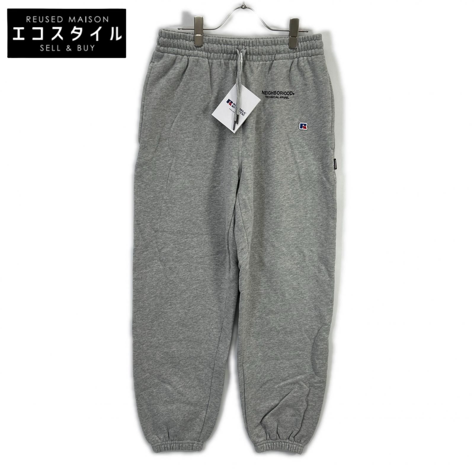 NEIGHBORHOOD　ネイバーフッド　【×RUSSELL】231XRRUNわ-PTM01 23SS グレー SWEAT PANTS スウェットパンツ　L
