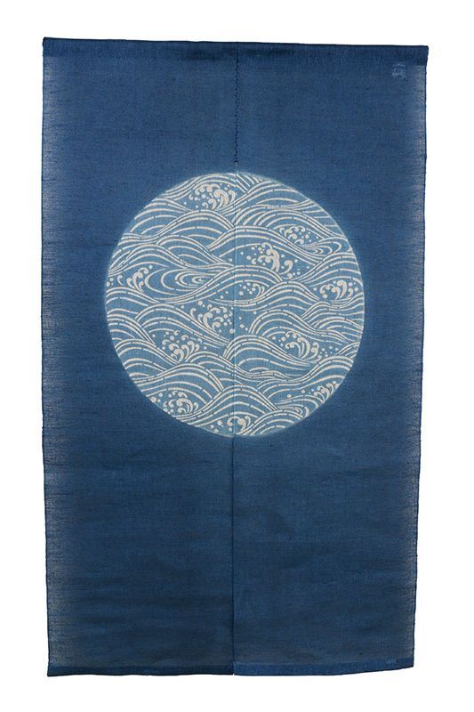 小林宗雄作・ジュート暖簾・2枚まとめて・1枚45,000円のお品・のれん