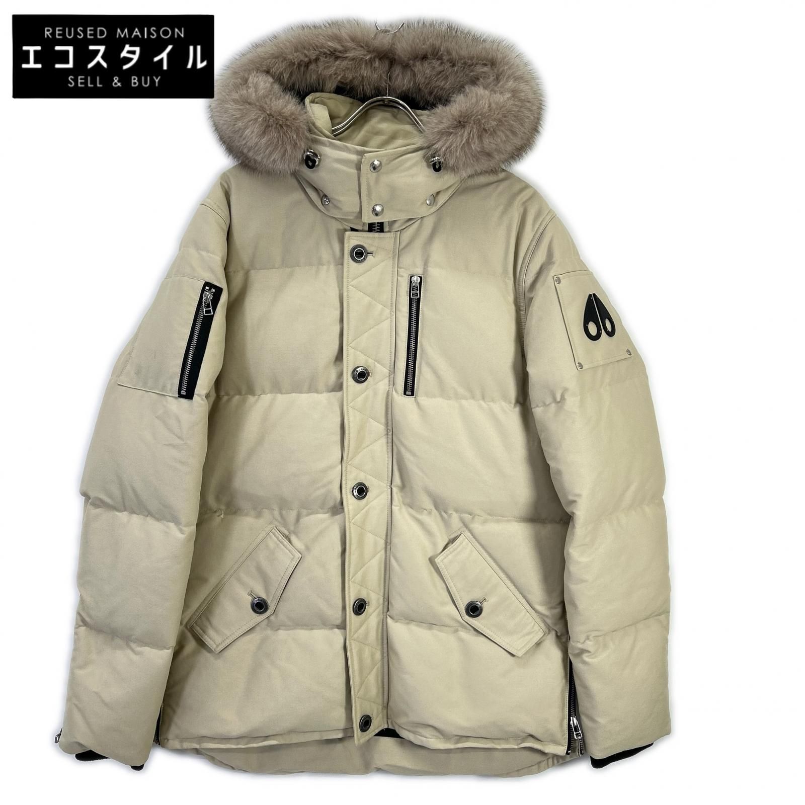 MOOSE KNUCKLES　ムースナックルズ　21AU-MK2228M3Q ベージュ 3Q ダウンジャケット　L