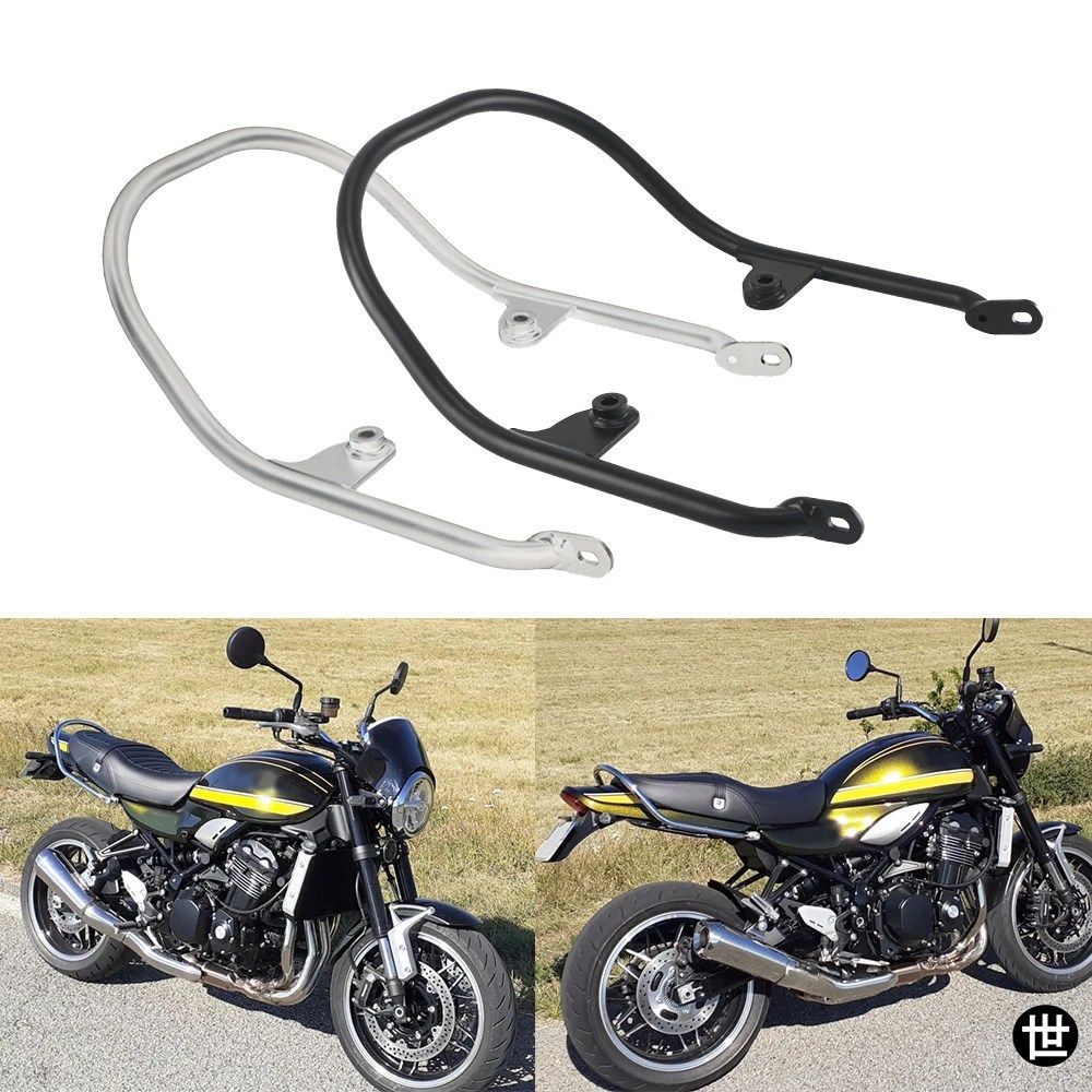 カワサキ Z900RS Z900 RS カフェ 2018-2025 用リアラゲッジラック オートバイパッセンジャーシートグラブハンドレールバーサポートブラケット