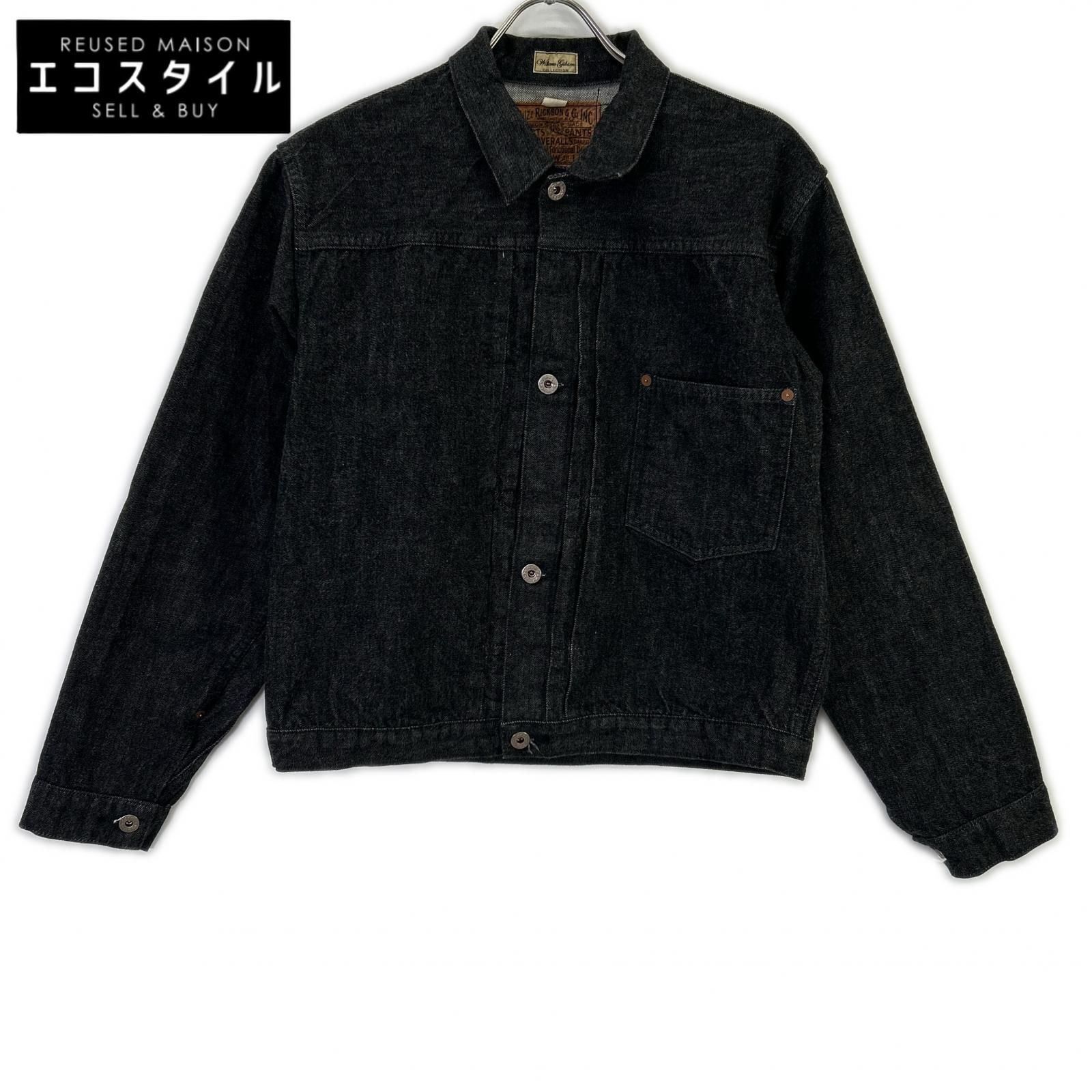 BUZZ RICKSON'S　バズリクソンズ　BR16042 ブラック WORLD WAR II BLACK DENIM BLOUSE デニムジャケット　40