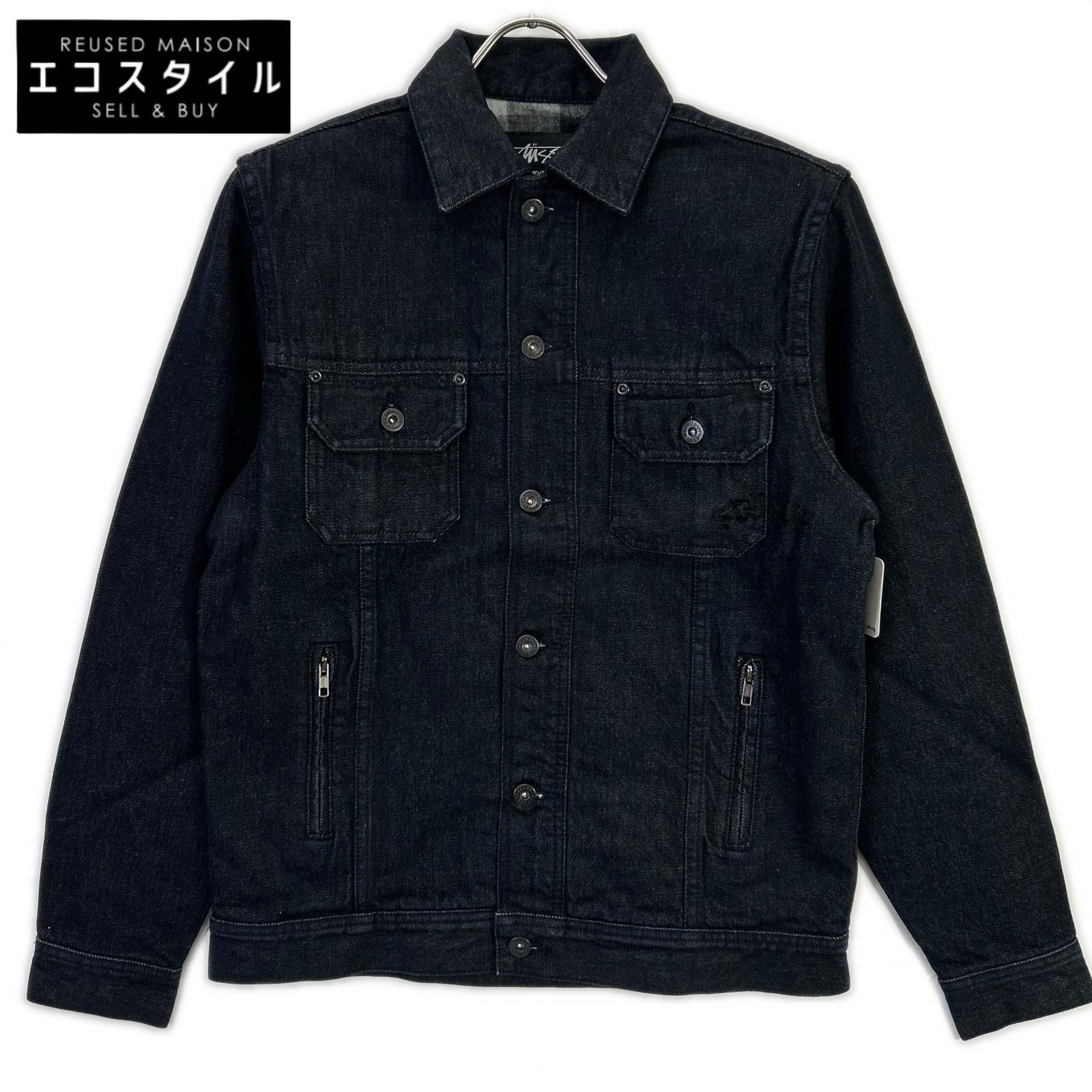 STUSSY　ステューシー　00s ネイビー Authentic GEAR/オーセンティックギヤ デニムジャケット　S