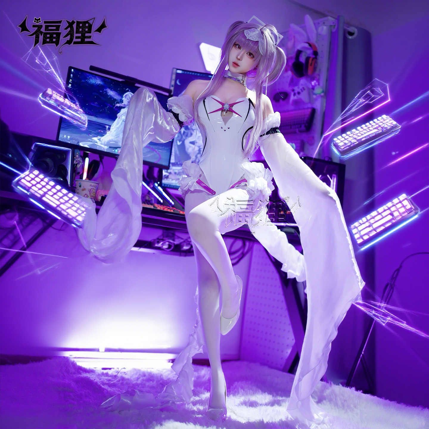 新品 NIKKE 勝利の女神 ニケ リベラリオ ウィッグ付き コスプレ衣装 レディース 白 水母風 アニメ ゲーム cosplay コスチューム コミケ ハロウィン 撮影 イベント