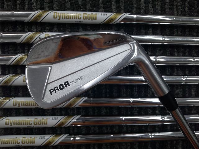 中古 アイアンセット プロギア PRGR TUNE 01 CB/Dynamic Gold AMT Tour Issue/S200/26[2999]■博多
