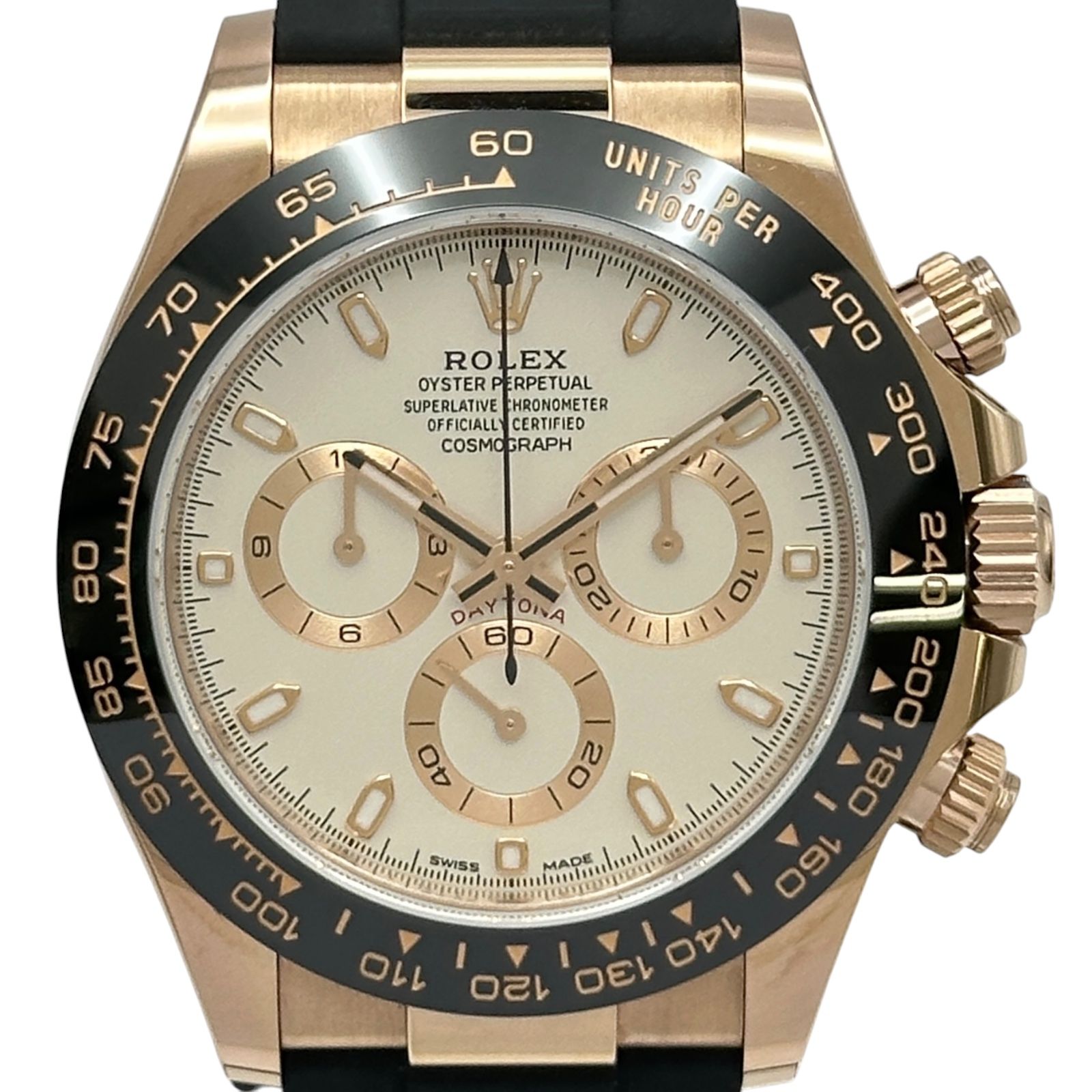 ロレックス ROLEX デイトナ 116515LN アイボリー ピンクゴールド 自動巻き メンズ 腕時計