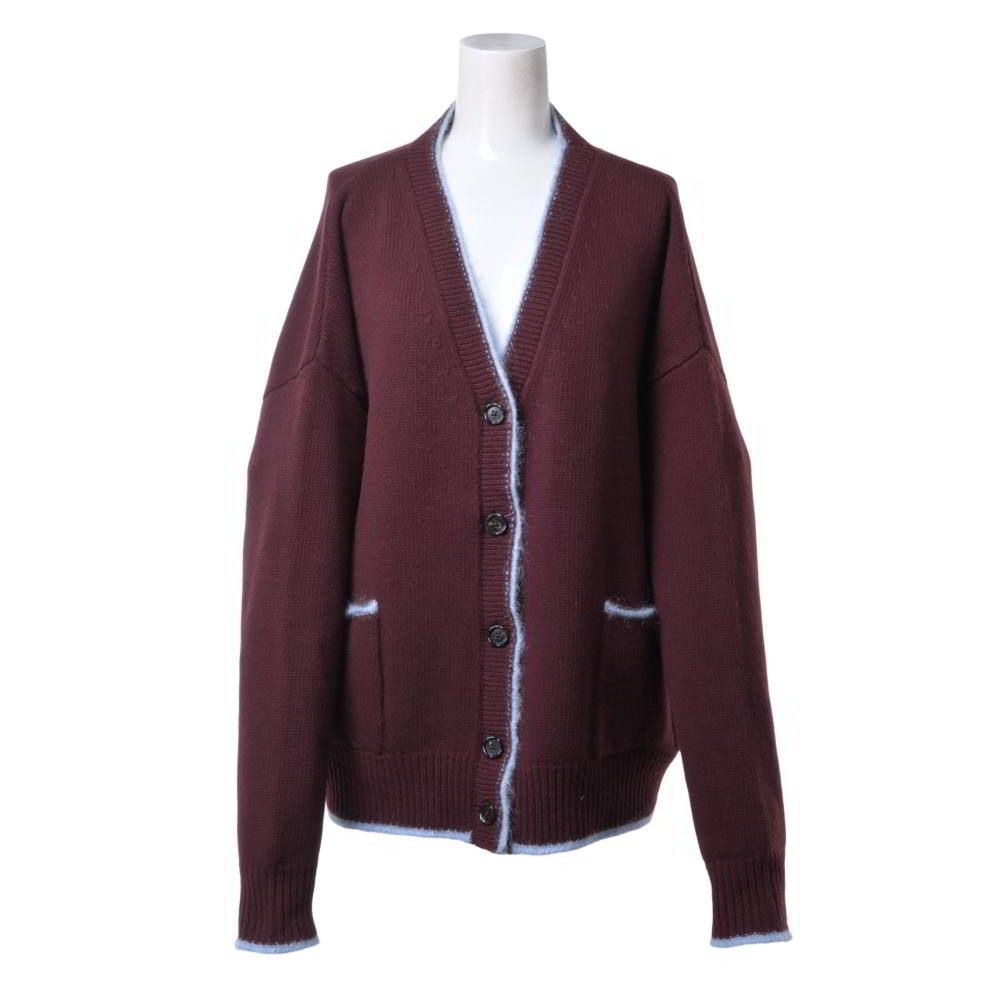 Marni 20AW オーバーサイズ フェルト ウール カーディガン S MARNI ウール オーバー ニットカーディガン - メルカリ