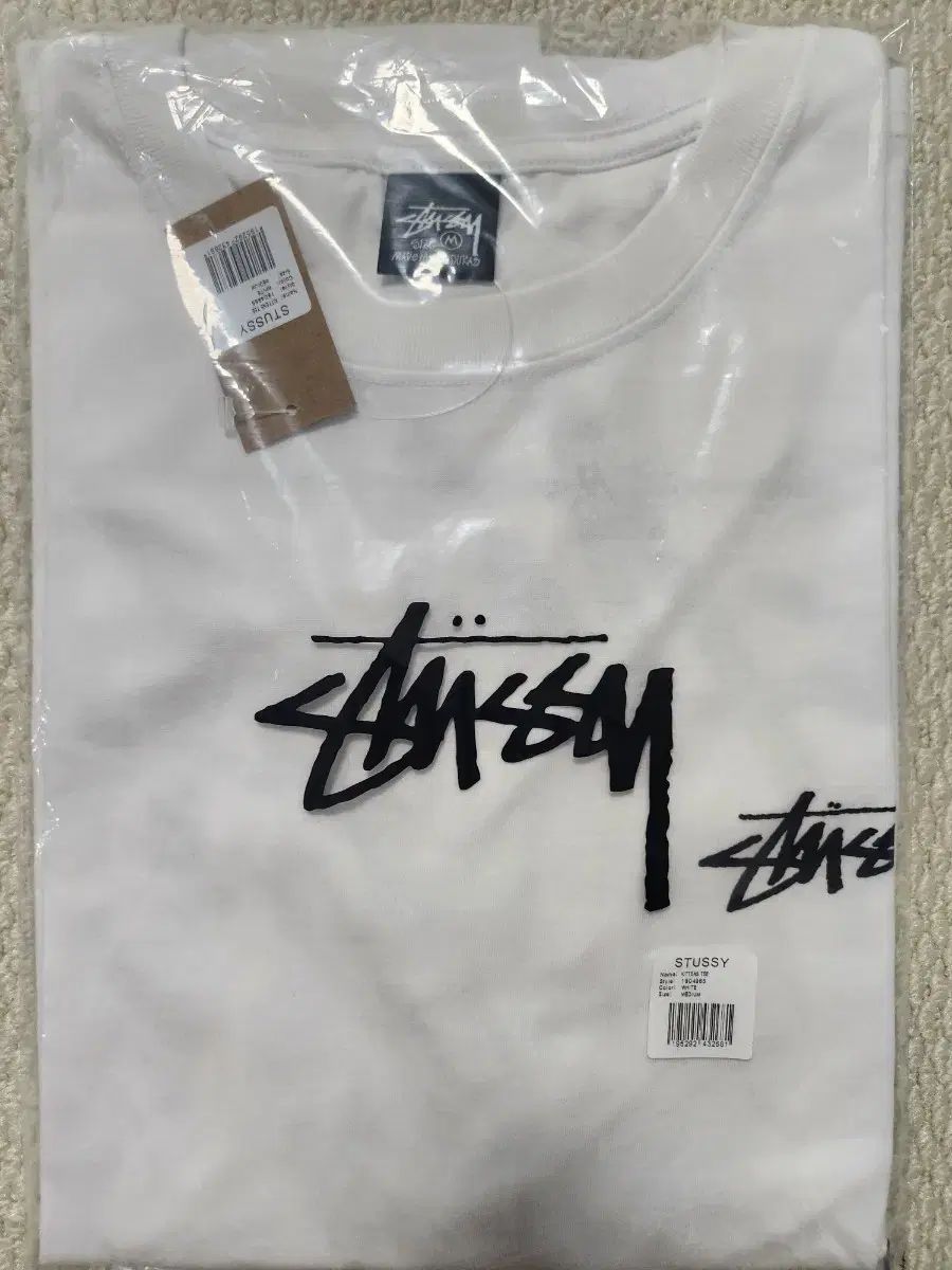 STUOFFICE STUSSY ステューシー 半袖 Tシャツ 白 新品