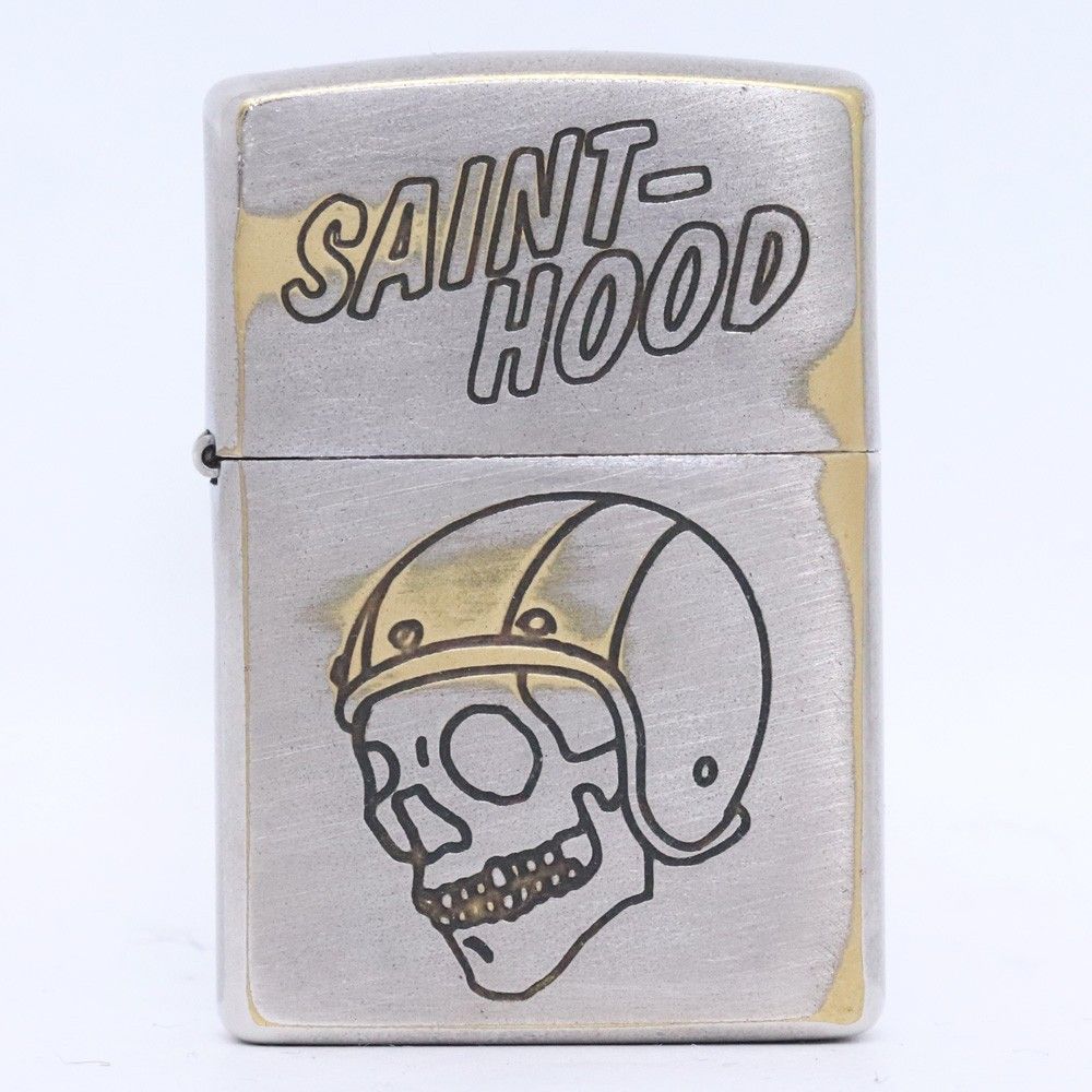 SAINT MICHAEL × NEIGHBORHOOD STHD . AGED ZIPPO LIGHTER シルバー SM-HR8-0000-C79