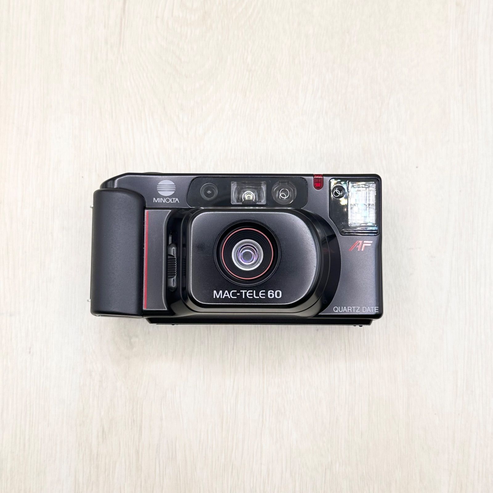 【整備済　美品】ミノルタ Mac-Tele 60 QD フィルムカメラ 1288 MINOLTA ミノルタ MAC-TELE 60 QUARTZ DATE AF コンパクトフィルム