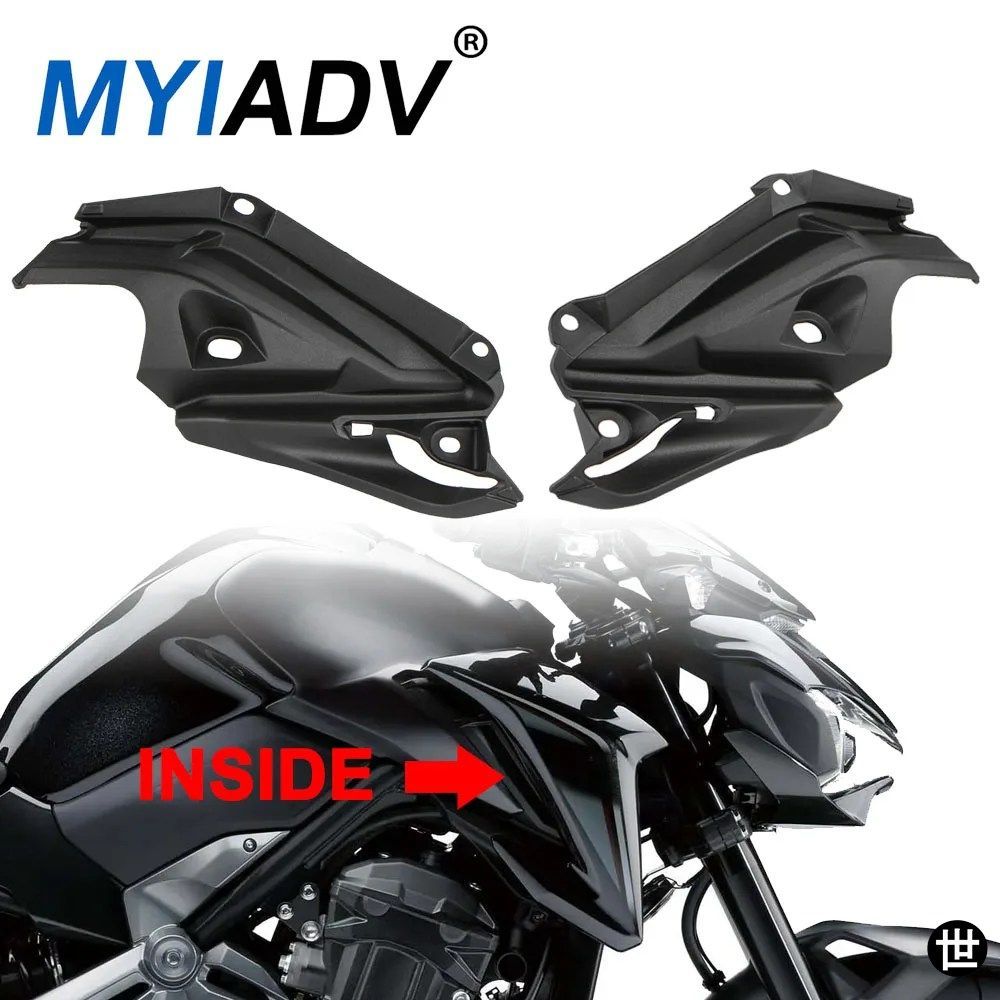 カワサキ Z900 2017 2018 2019 用インナーエアインテークサイドフェアリングパネルカバーブラケット未塗装オートバイアクセサリーキット
