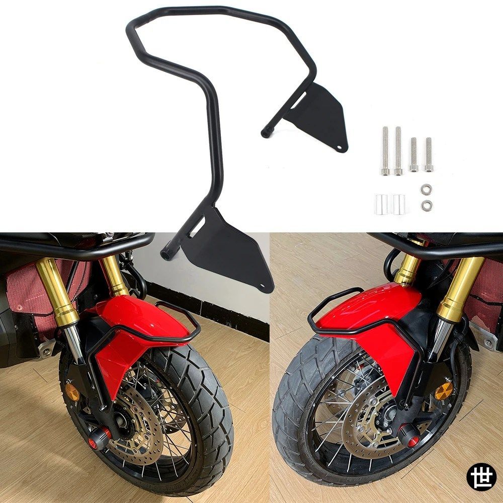 ホンダ XADV750 FORZA XADV 750 2017-2025 用フロントホイールバンパー オートバイマッドガード フェンダーガード クラッシュバー フェアリングプロテクター