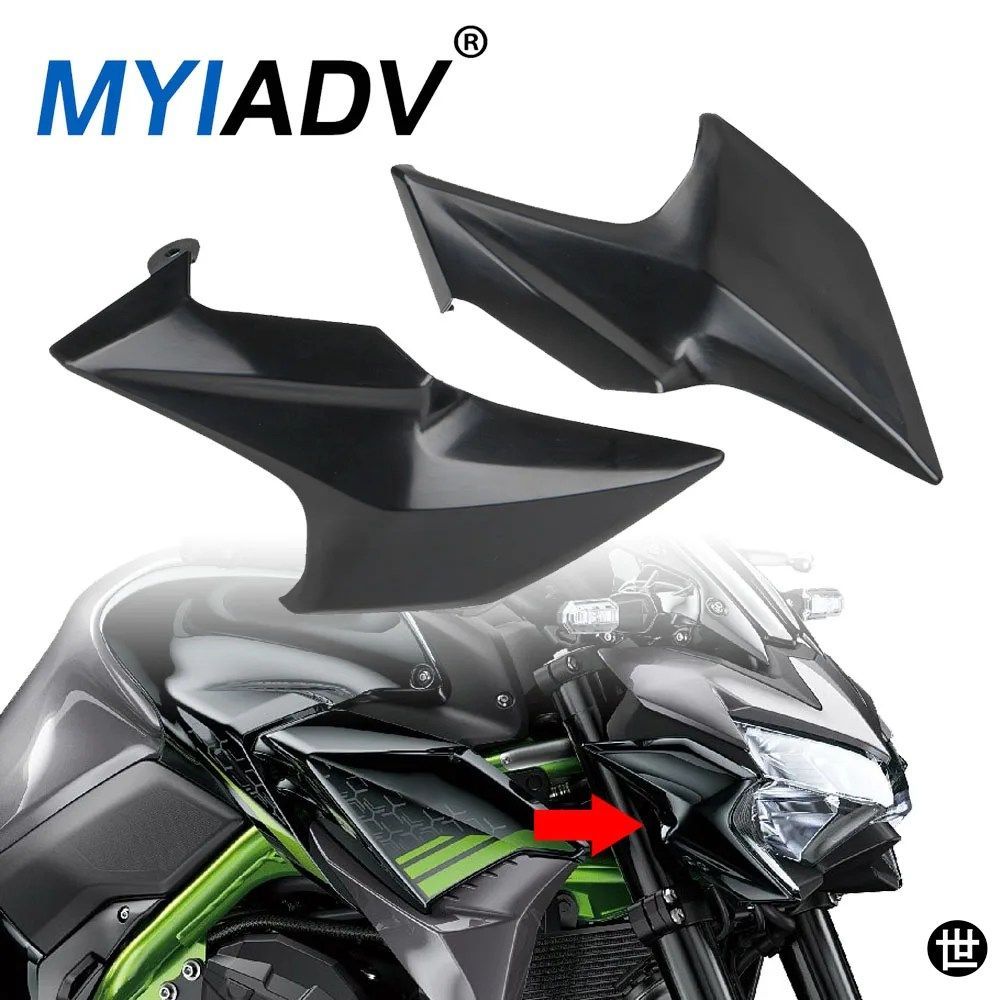 カワサキ Z900 ABS 2020-2024 用 未塗装 オートバイアクセサリー ヘッドライト サイドパネル フェアリング カウル フロントサイド ノーズカバー