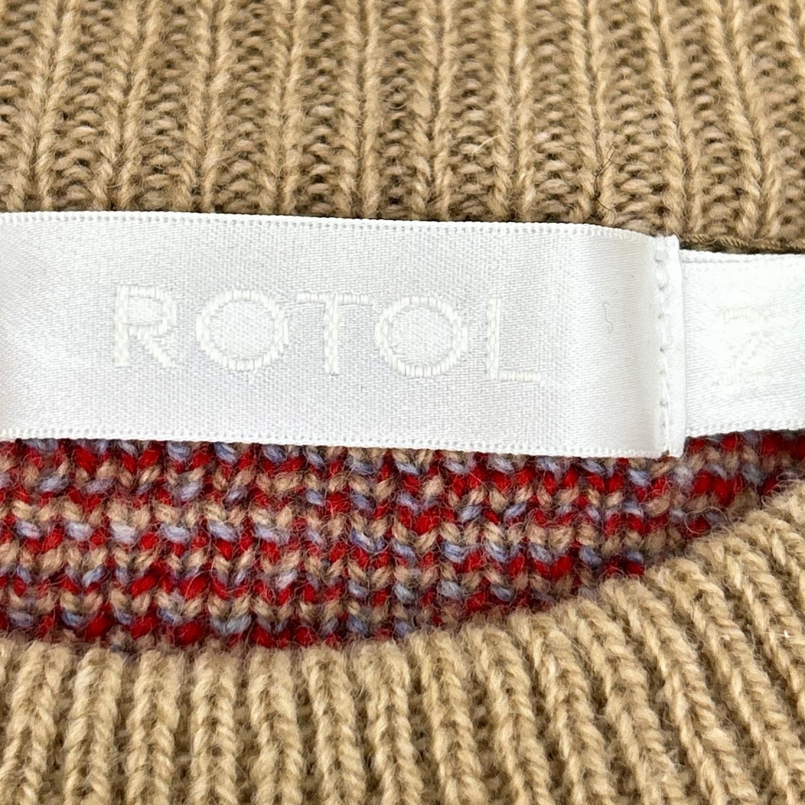 ROTOL ロトル ベージュ系 18AW  COMMAND KNIT コマンドニット 2 メンズ ROTOL ロトル ベージュ系 18AW COMMAND KNIT コマンドニット 2