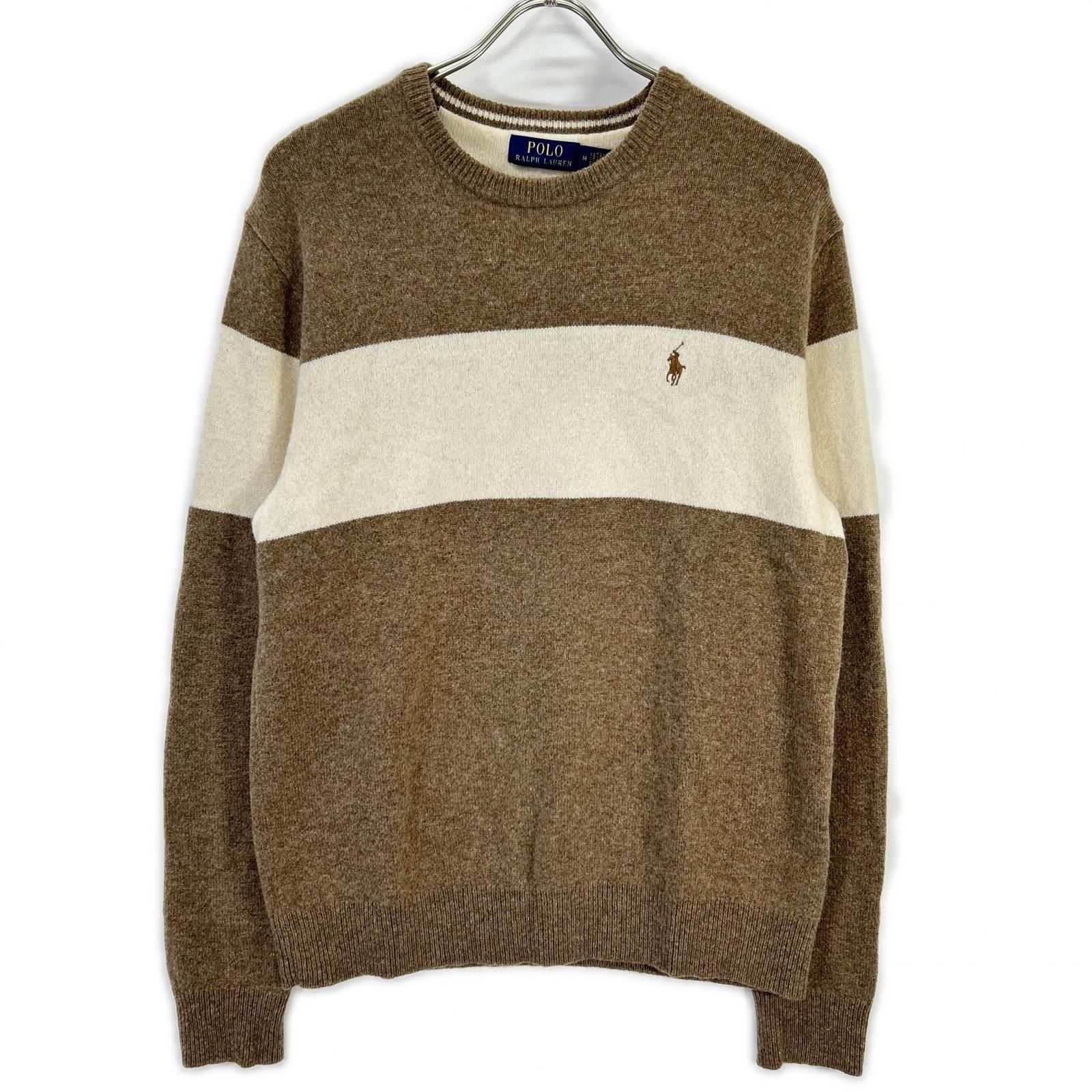 POLO RALPH LAUREN ポロ ラルフローレン ベージュ×ホワイト ボーダー 
