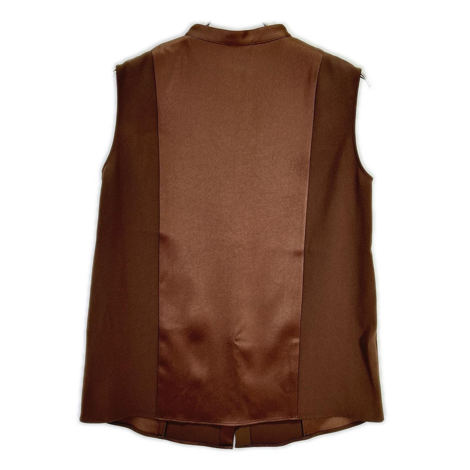 theory luxe セオリーリュクス 5308235 ブラウン SKIA BLOUSE