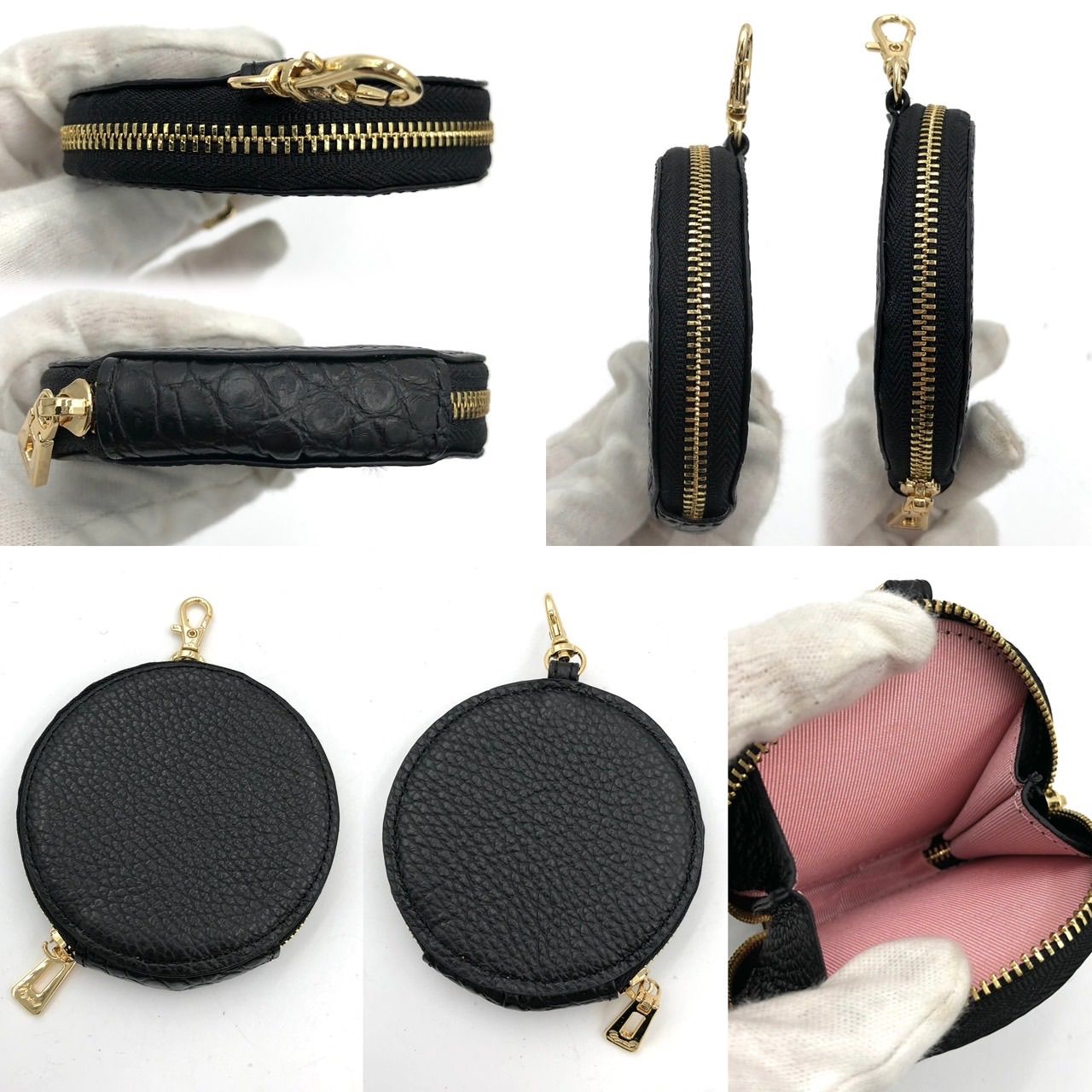 美品】レザージュエルズ 2way ショルダーバッグ ハンドバッグ 黒 