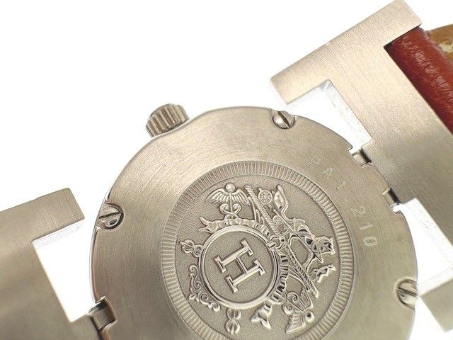 HERMES エルメス パプリカ □G刻印 PA1.210 腕時計 ステンレススチール
