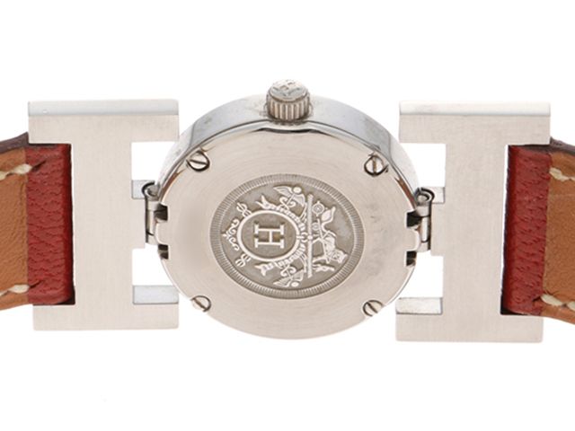 HERMES エルメス パプリカ □G刻印 PA1.210 腕時計 ステンレススチール