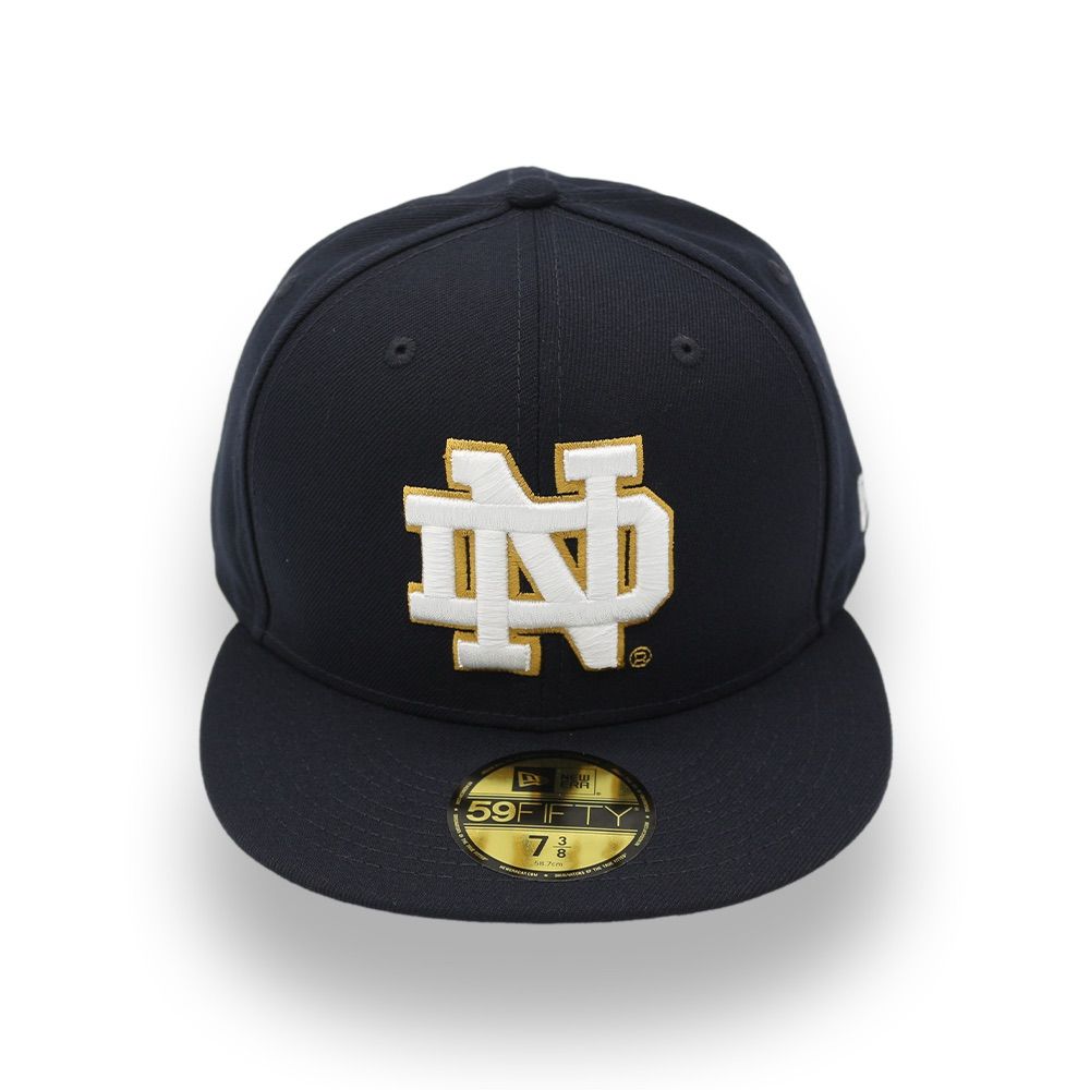 日本未発売 ニューエラ カレッジ ノートルダム・ファイティング・アイリッシュ キャップ / NEW ERA NCAA NOTRE DAME FIGHTING IRISH 59FIFTY [NAVY]