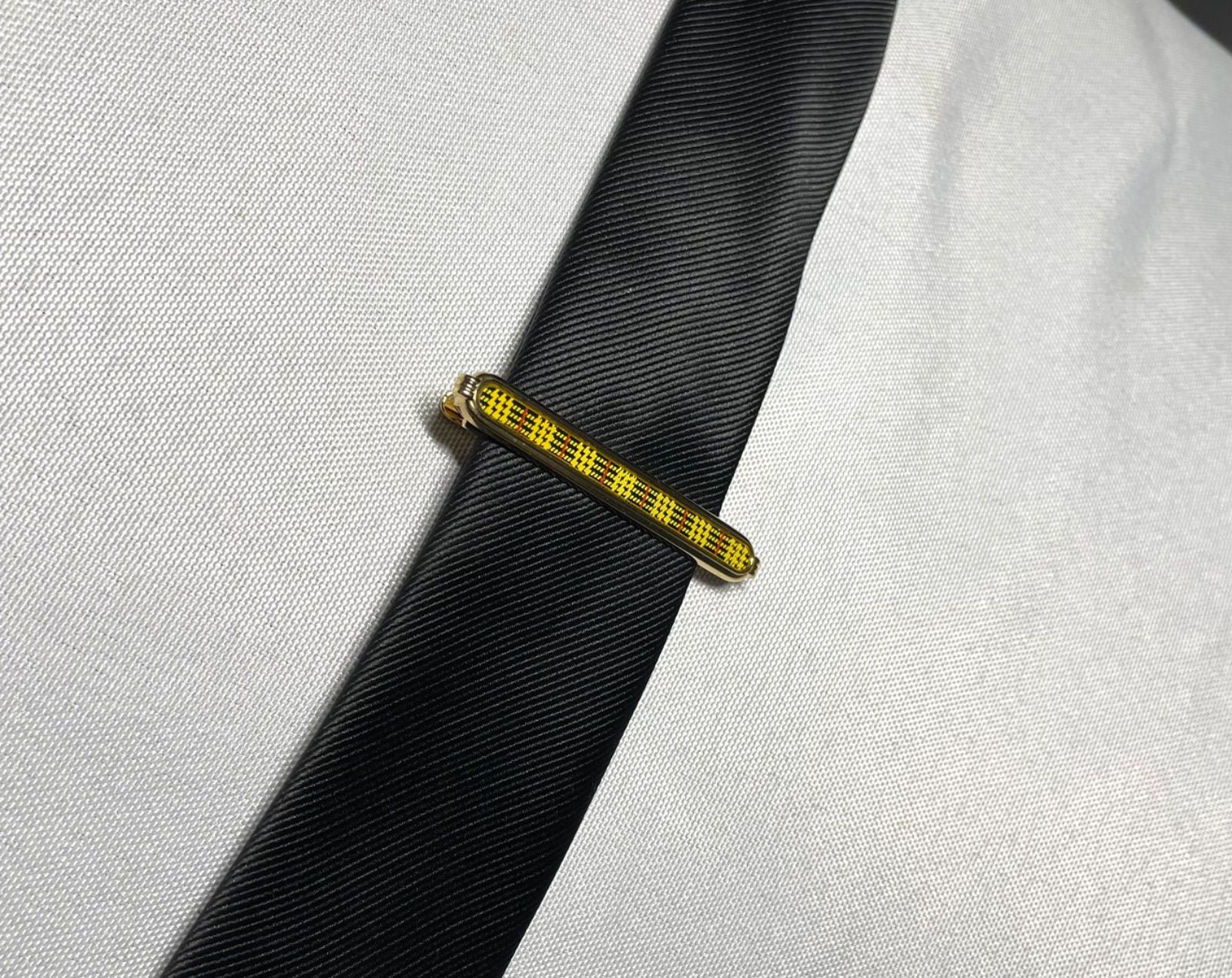 美品 Burberry バーバリー チェックライン カフス ネクタイピン セット