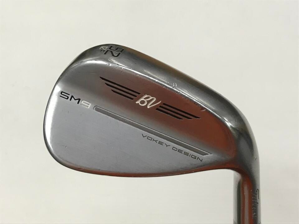 タイトリスト　VOKEY SM9 ツアークローム　52度　ダイナミックゴールド　WEDGEフレックス　ウェッジ　中古【最短即日発送】