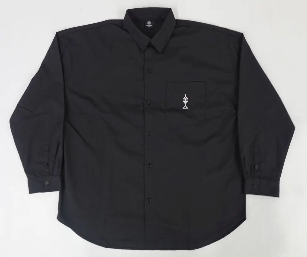 c 106 アニメキャラクター長袖Tシャツ 黒 c 106 アニメキャラクター